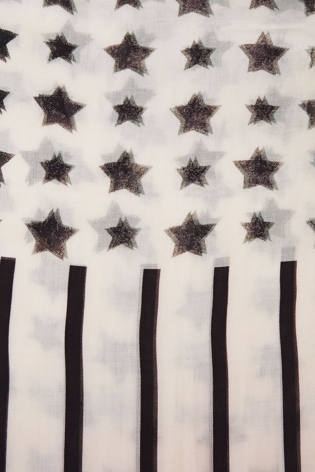 PAUL SMITH Printed modal and silk-blend gauze scarf