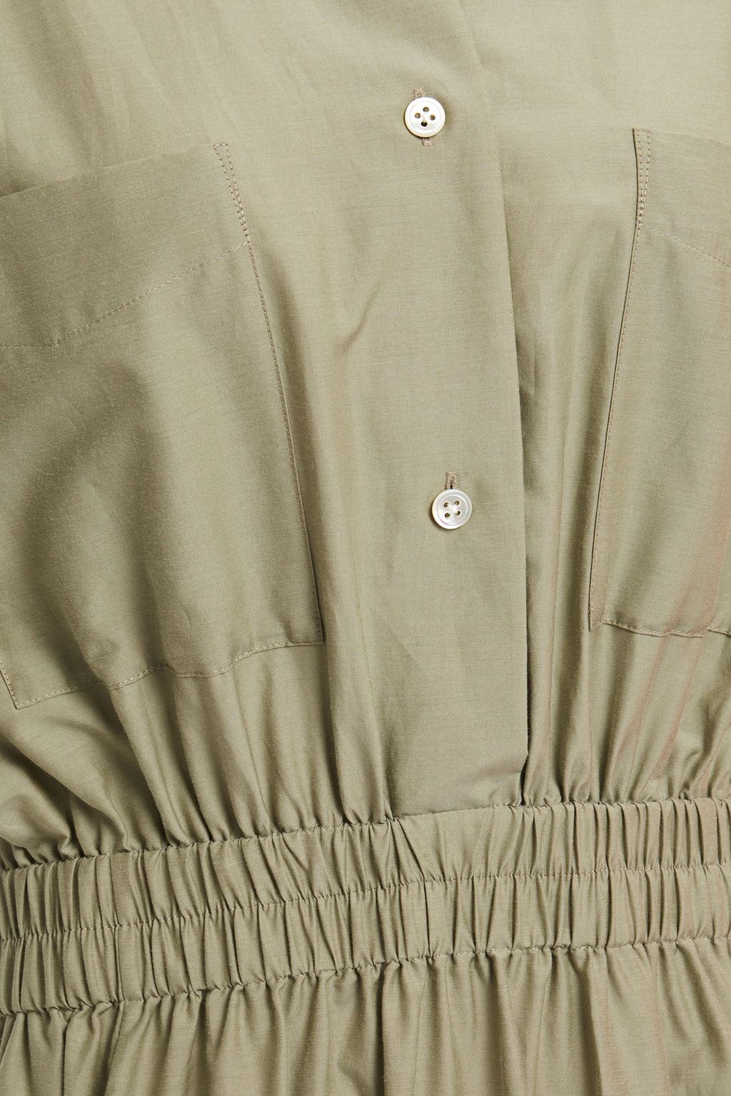PAUL SMITH Cotton and silk-blend midi shirt dress