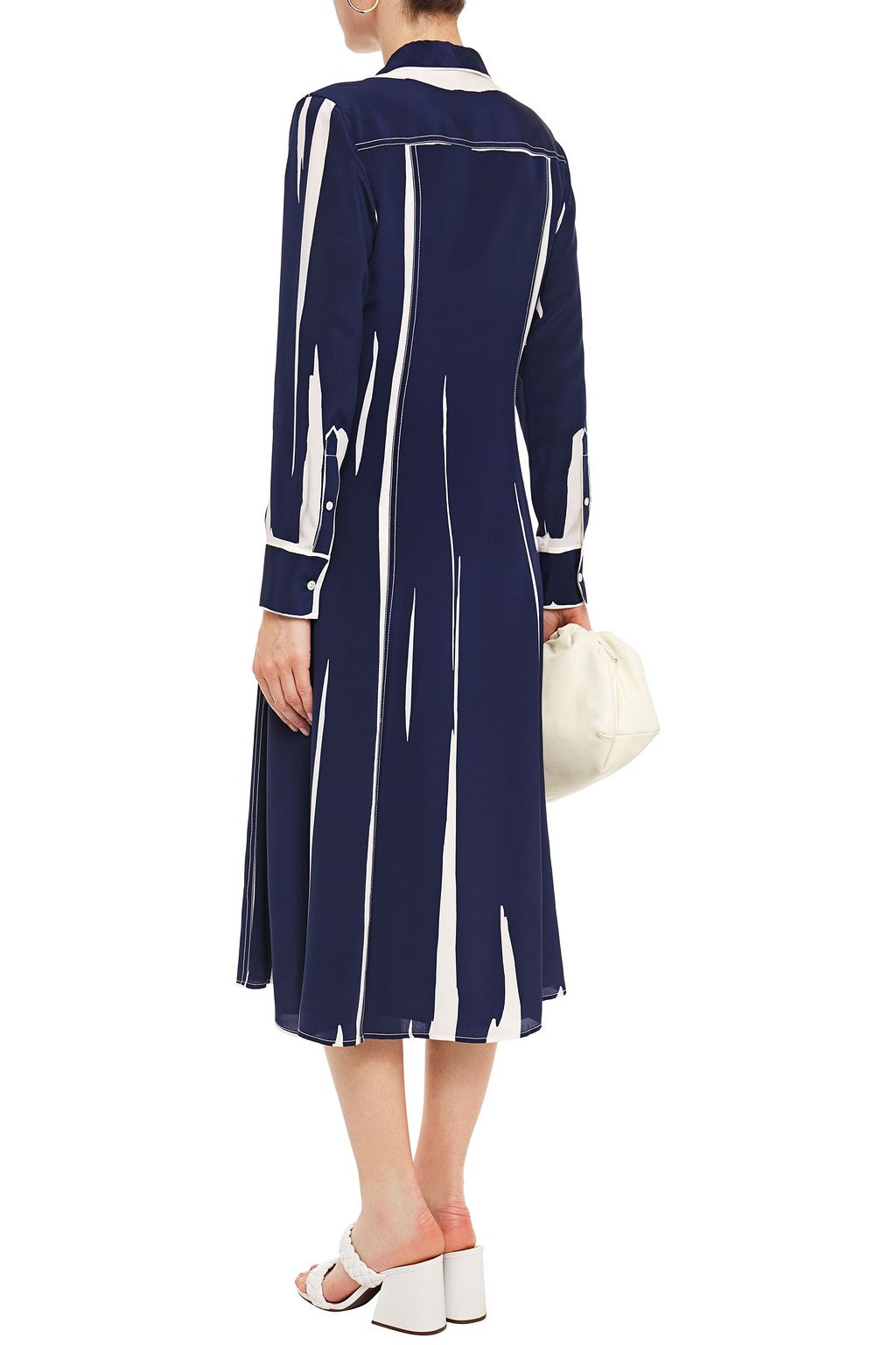PAUL SMITH Printed silk crepe de chine midi dress