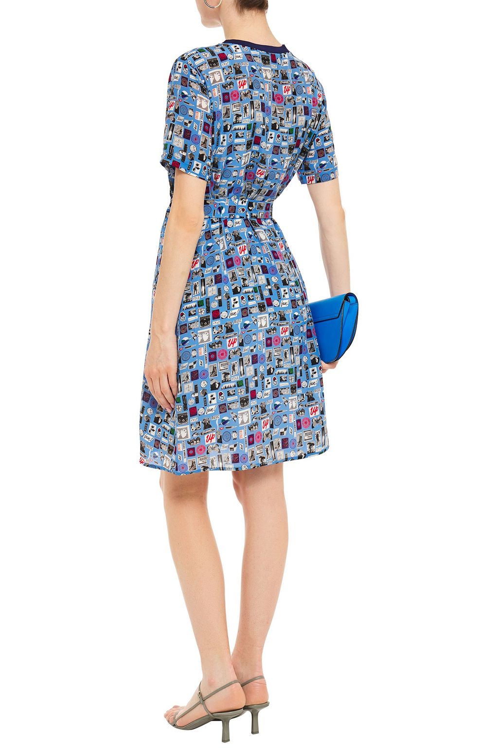 PS PAUL SMITH Printed silk crepe de chine dress