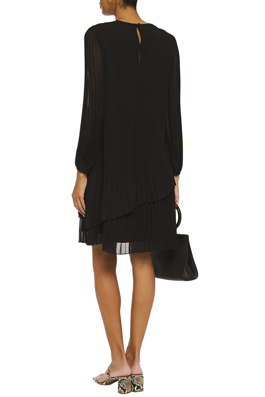 PS PAUL SMITH Layered pleated georgette dress