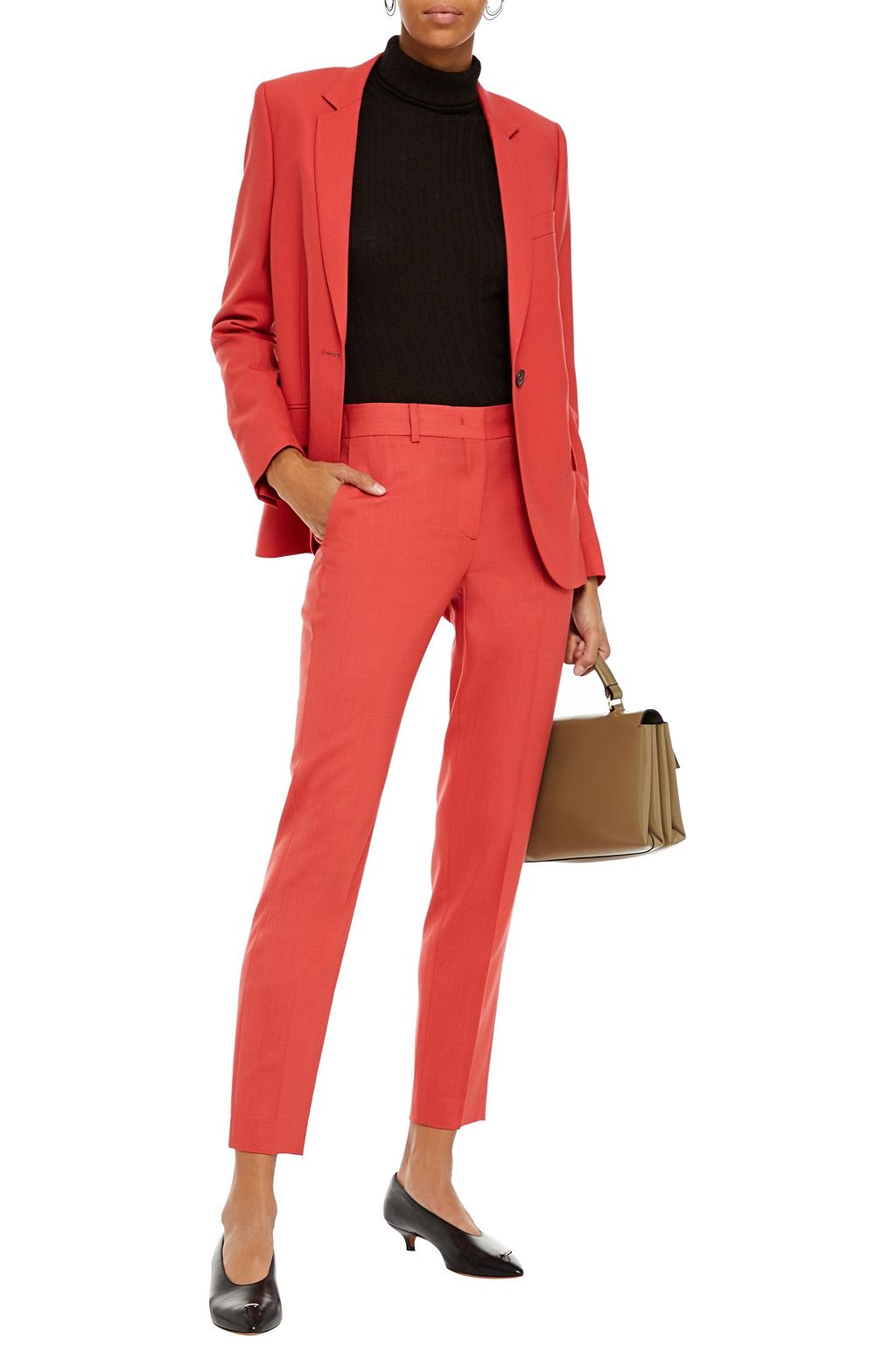 PS PAUL SMITH Cropped wool slim-leg pants