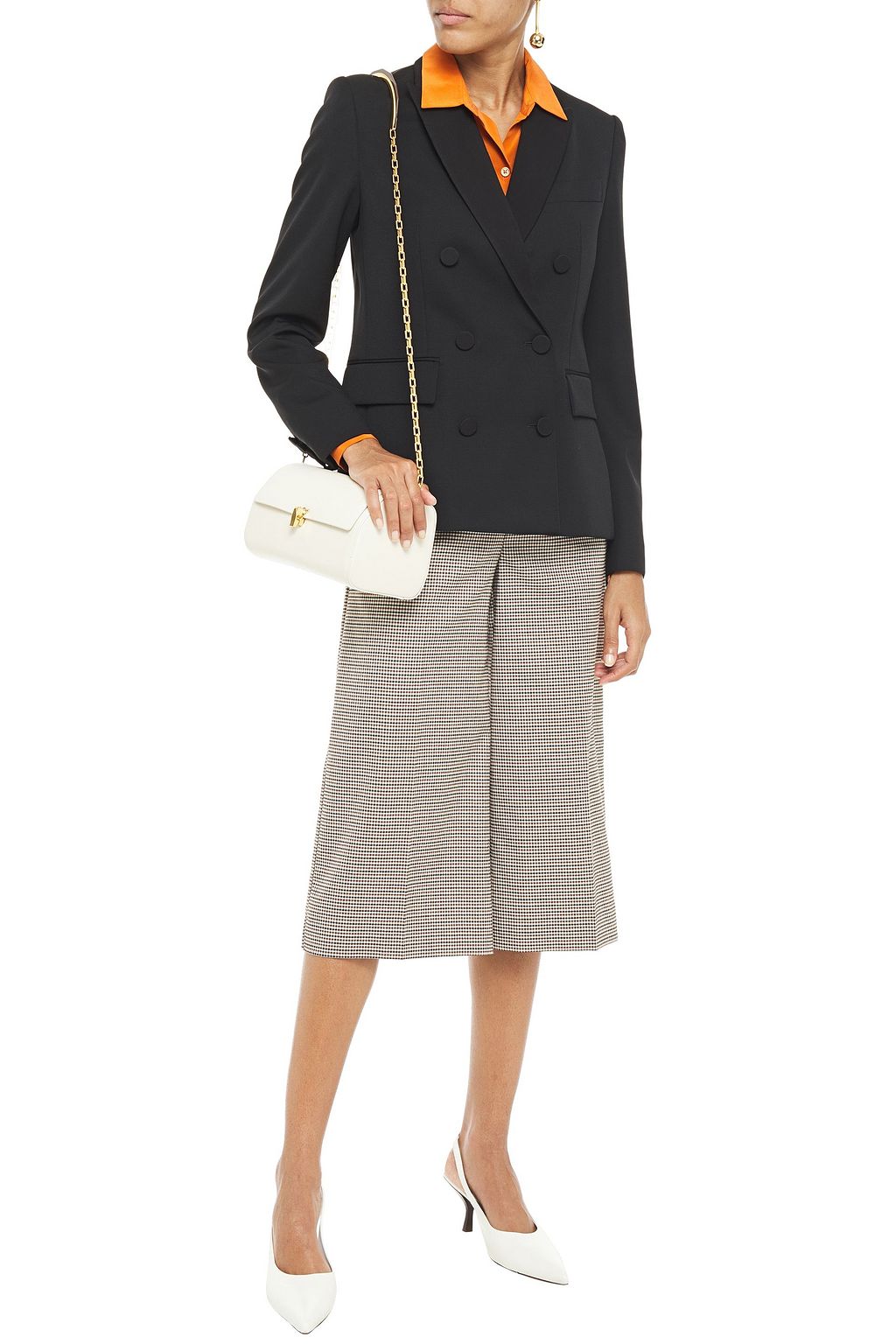 STELLA MCCARTNEY Grain de poudre wool blazer