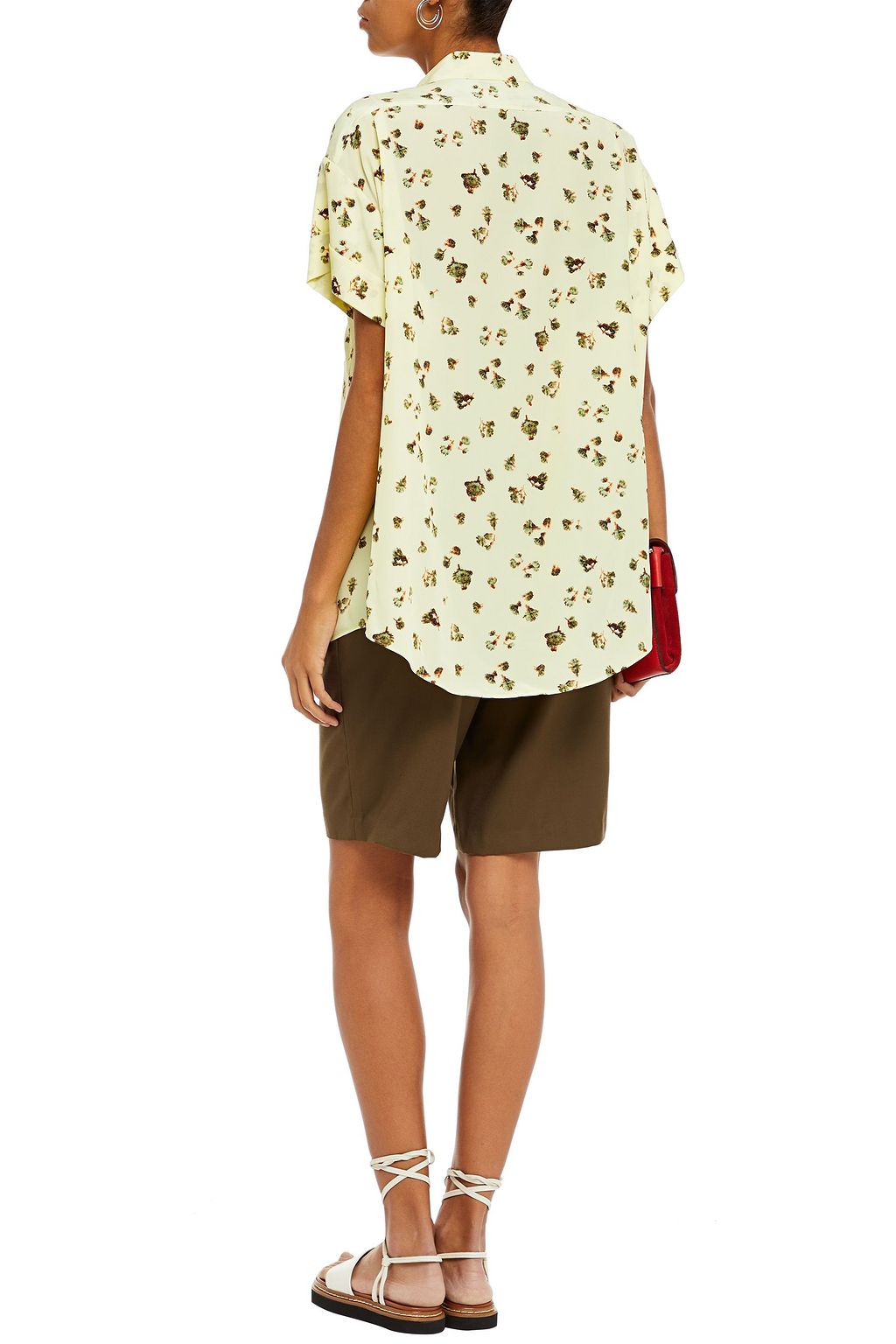 PAUL SMITH Printed silk crepe de chine shirt
