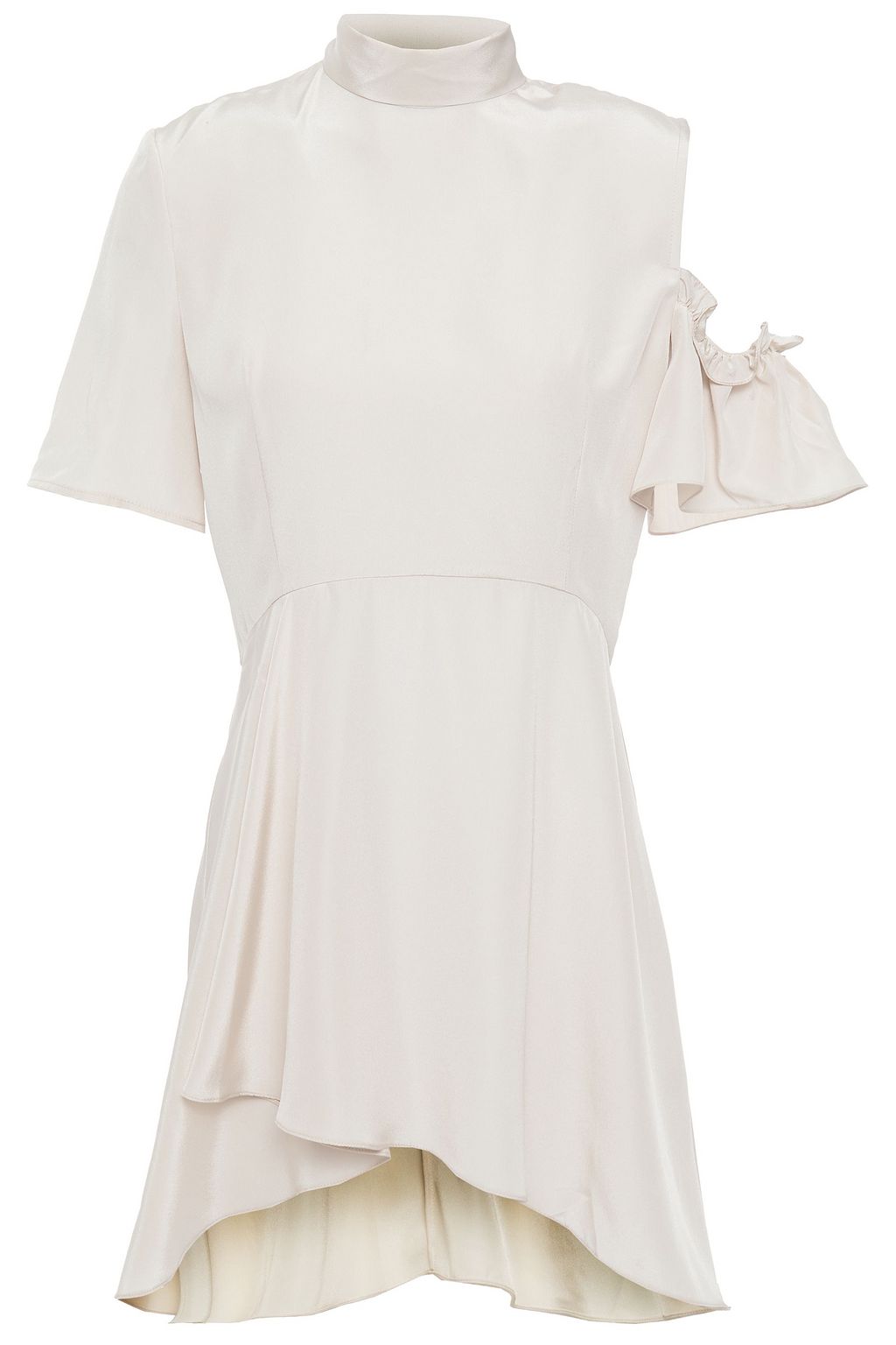 peplum cold shoulder top