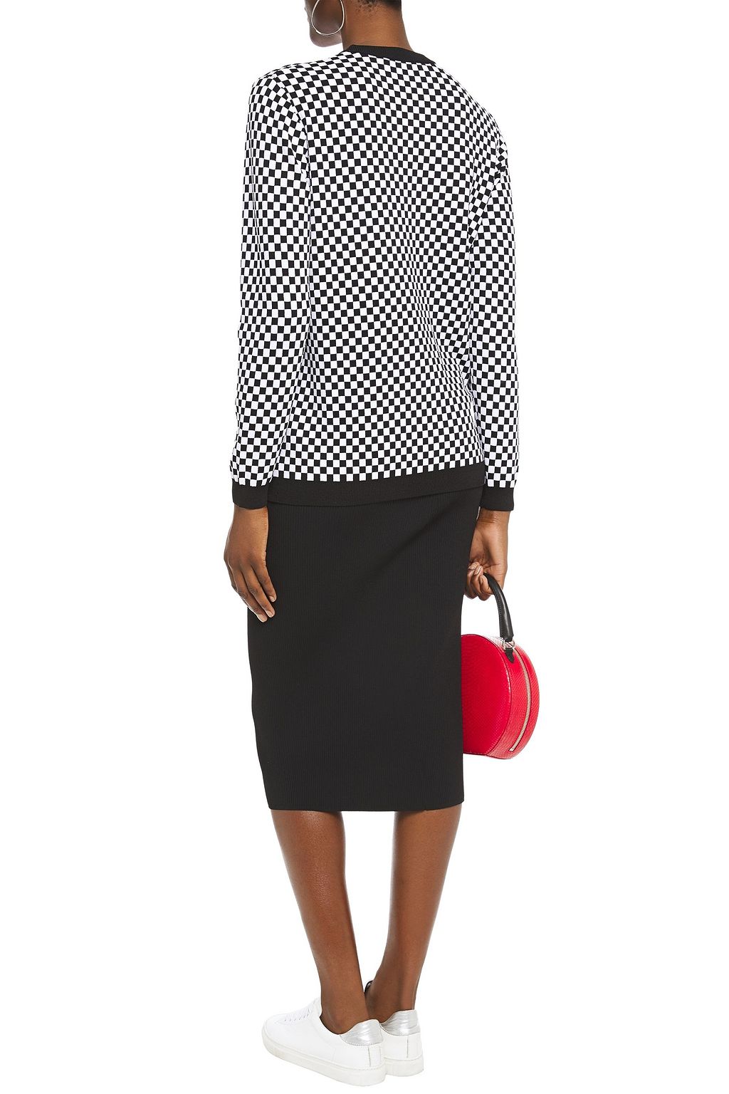 LOVE MOSCHINO Jacquard-knit sweater