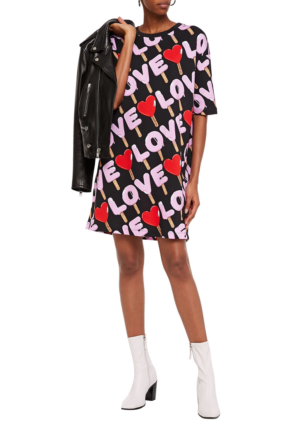 love moschino jersey dress