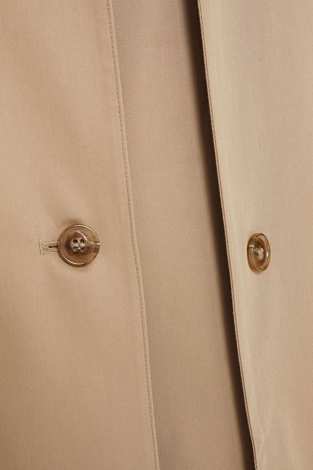 ROKH Layered gabardine trench coat