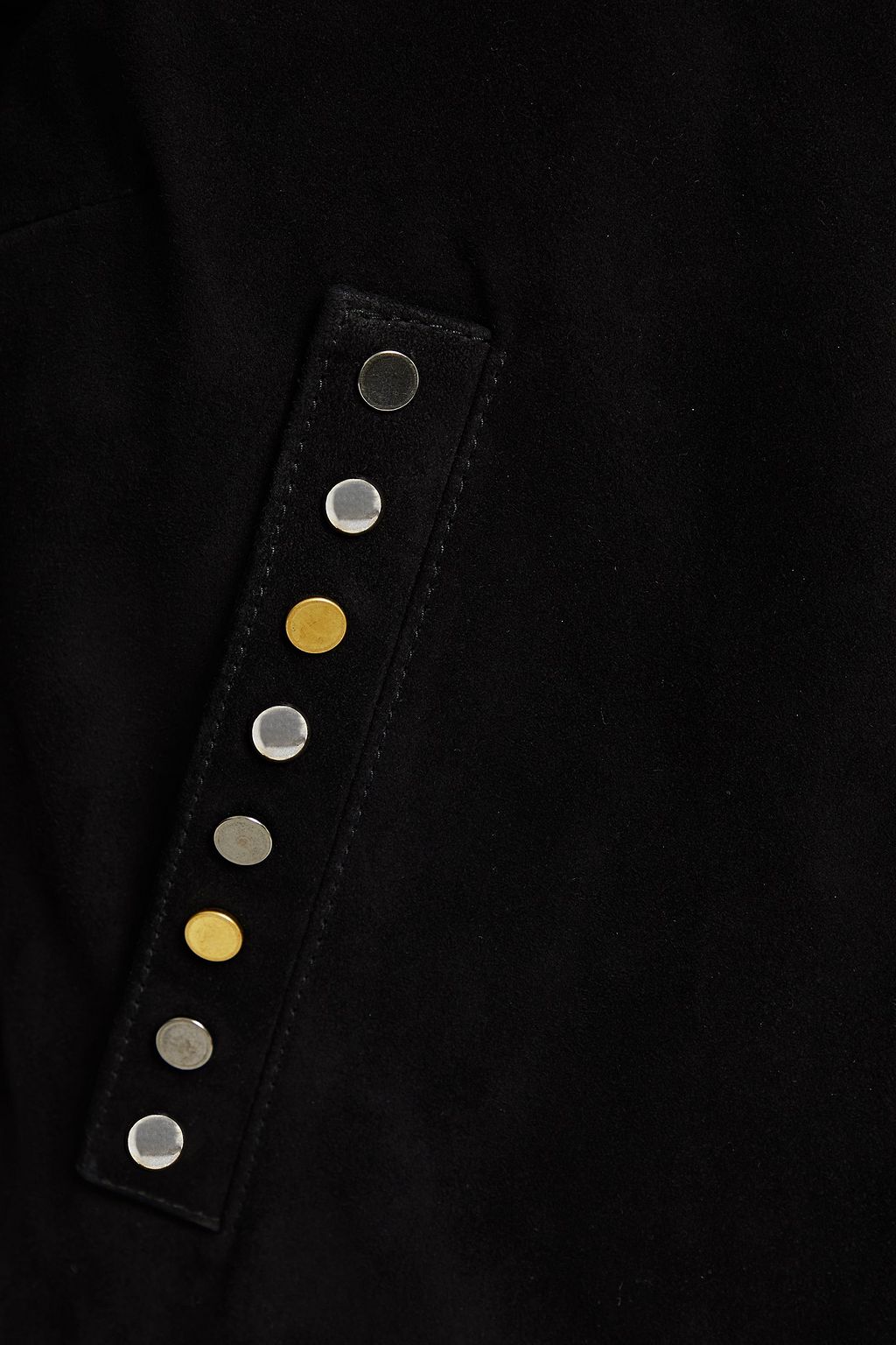 JUST CAVALLI Studded suede jacket
