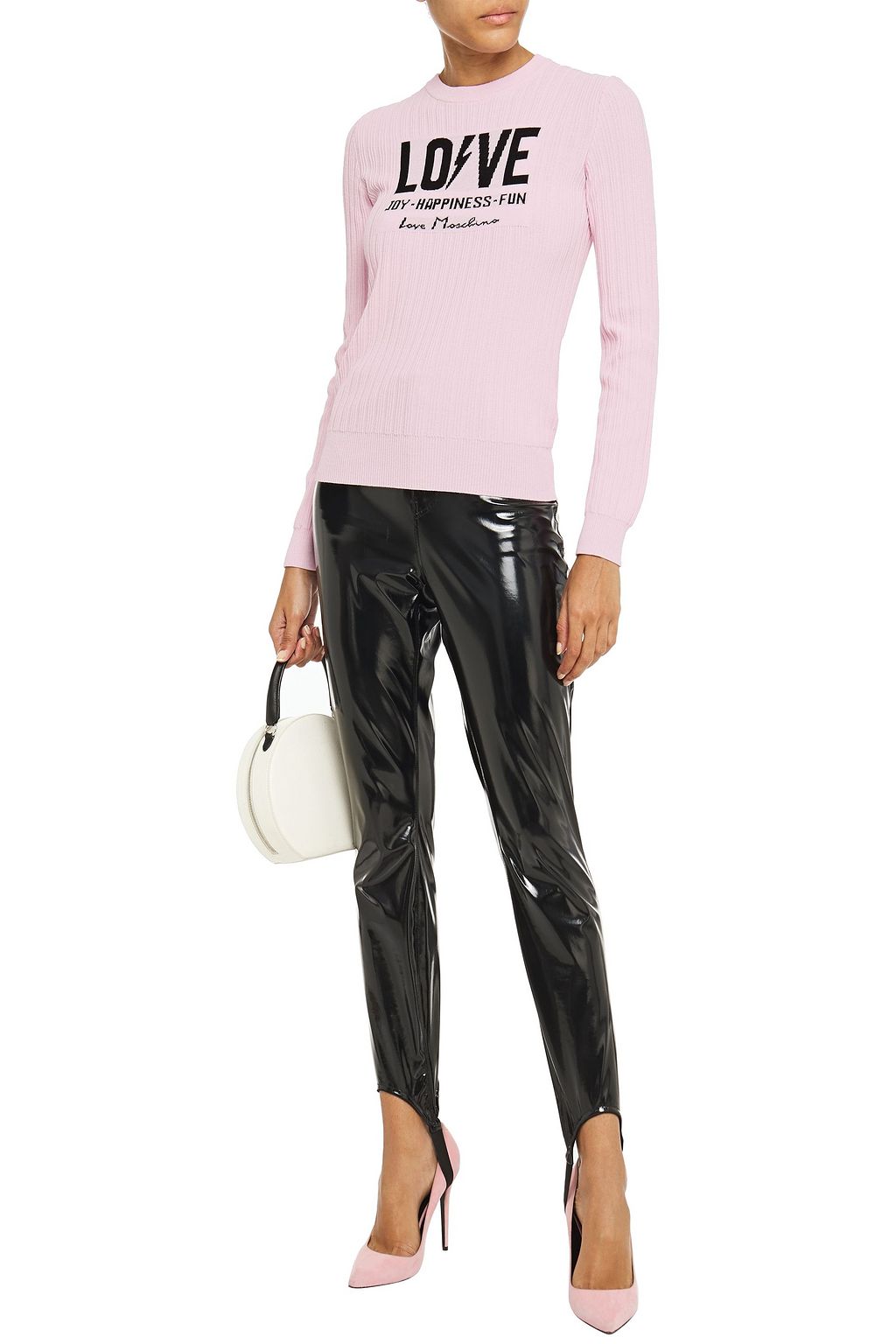 LOVE MOSCHINO Jacquard-knit sweater
