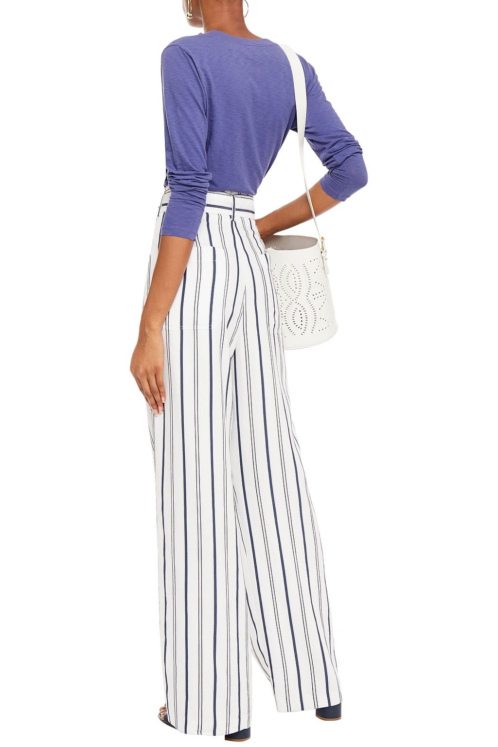 VELVET BY GRAHAM & SPENCER Bridget slub cotton-jersey top