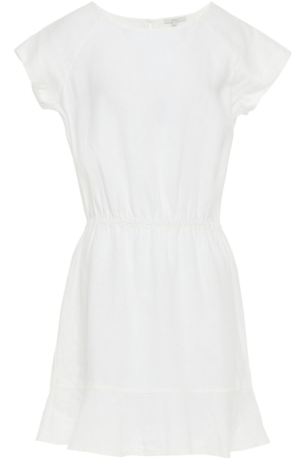 joie white linen dress