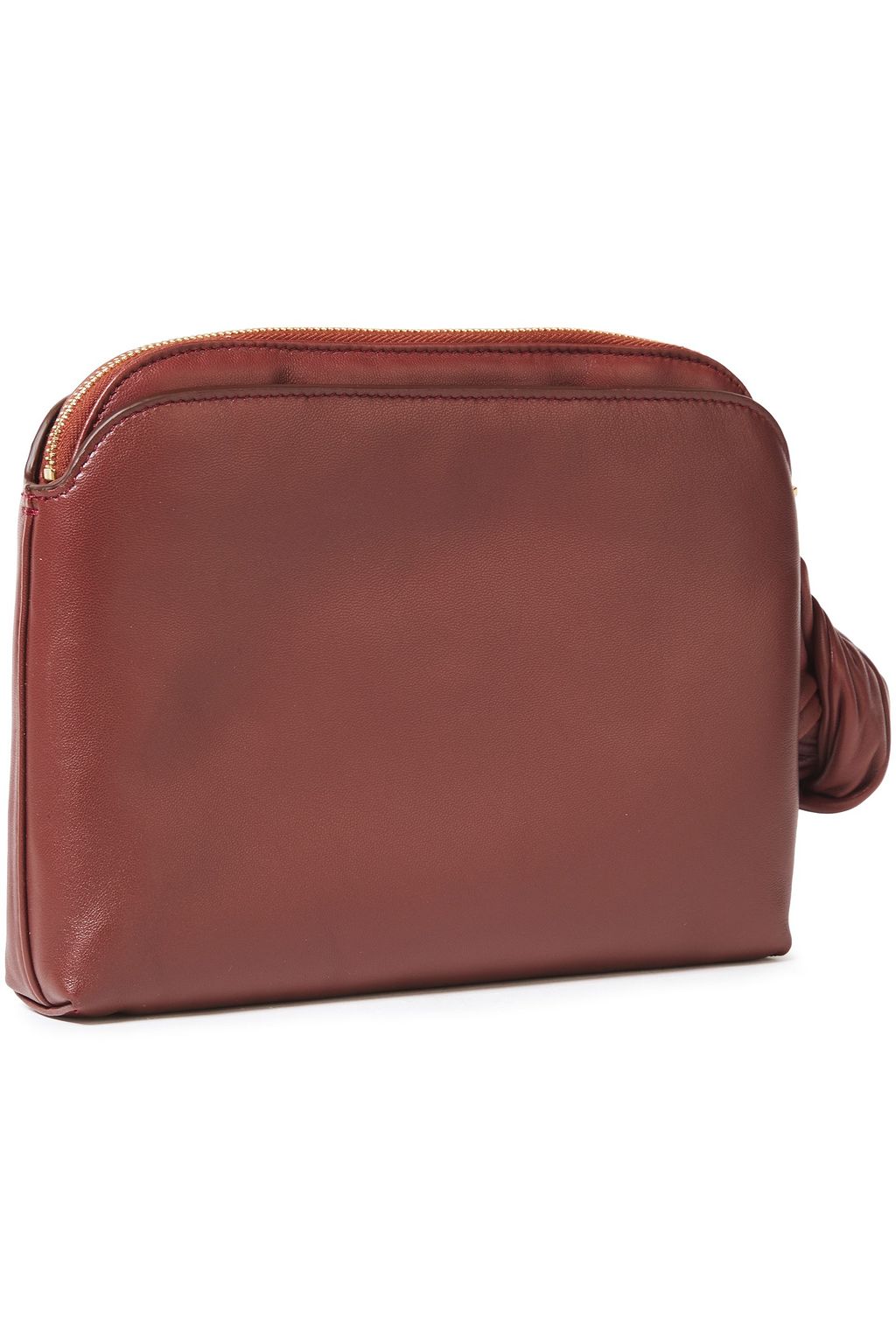 THE ROW Wristlet leather clutch