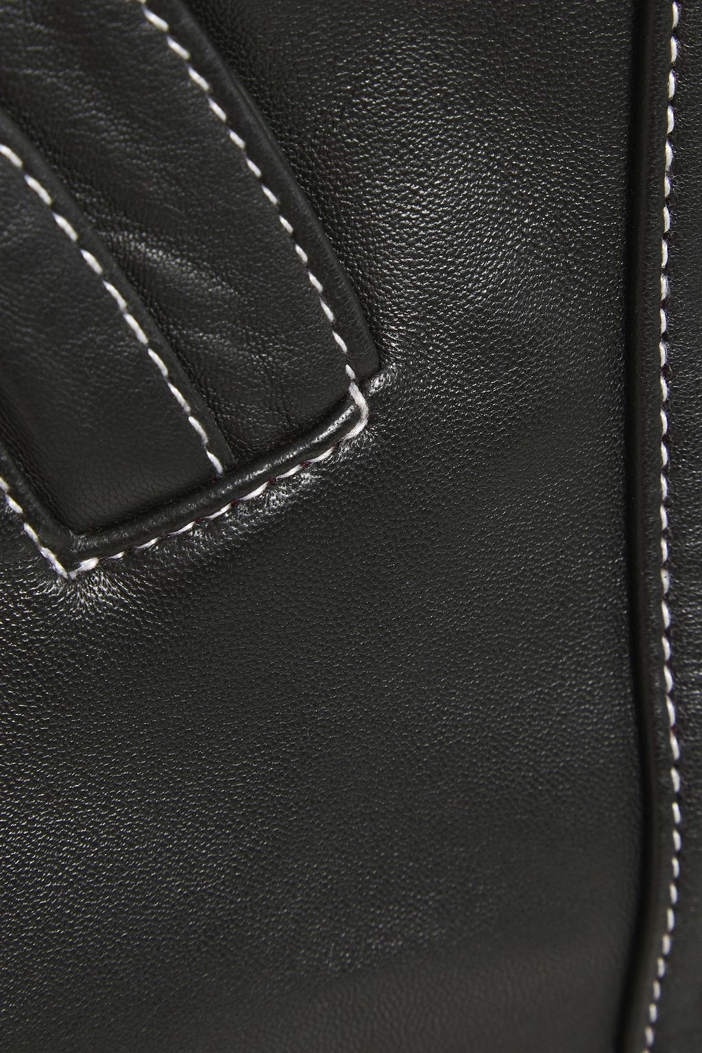 MAJE Leather mini skirt