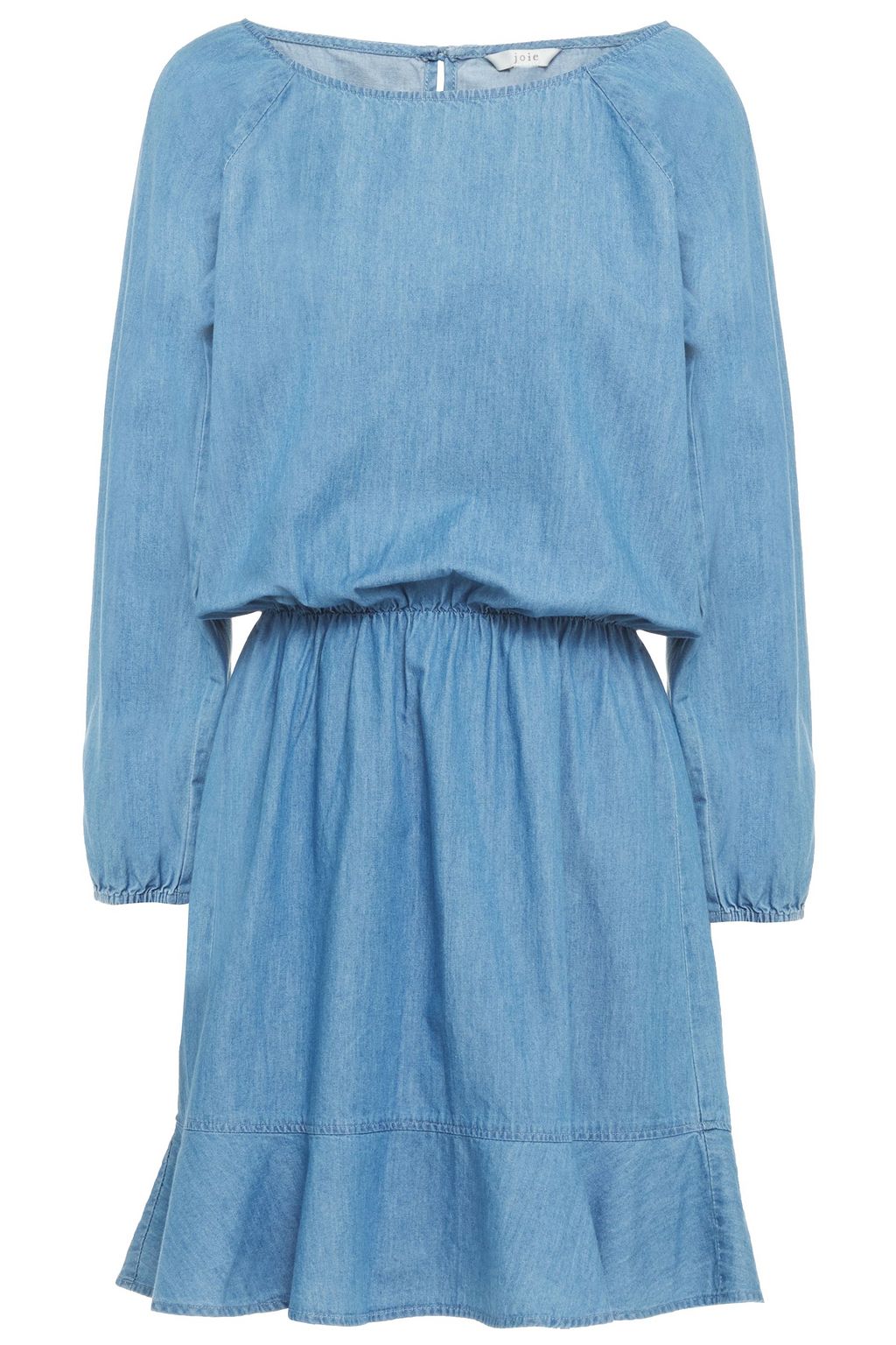 chambray mini dress