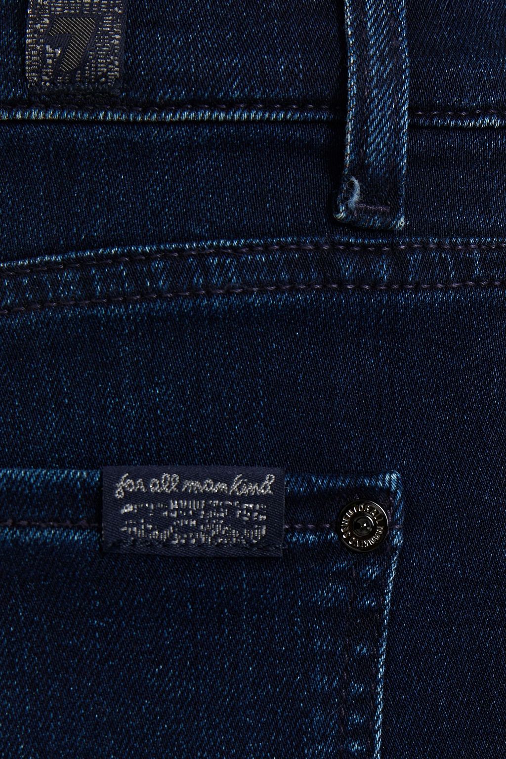 7 FOR ALL MANKIND Mid-rise slim-leg jeans