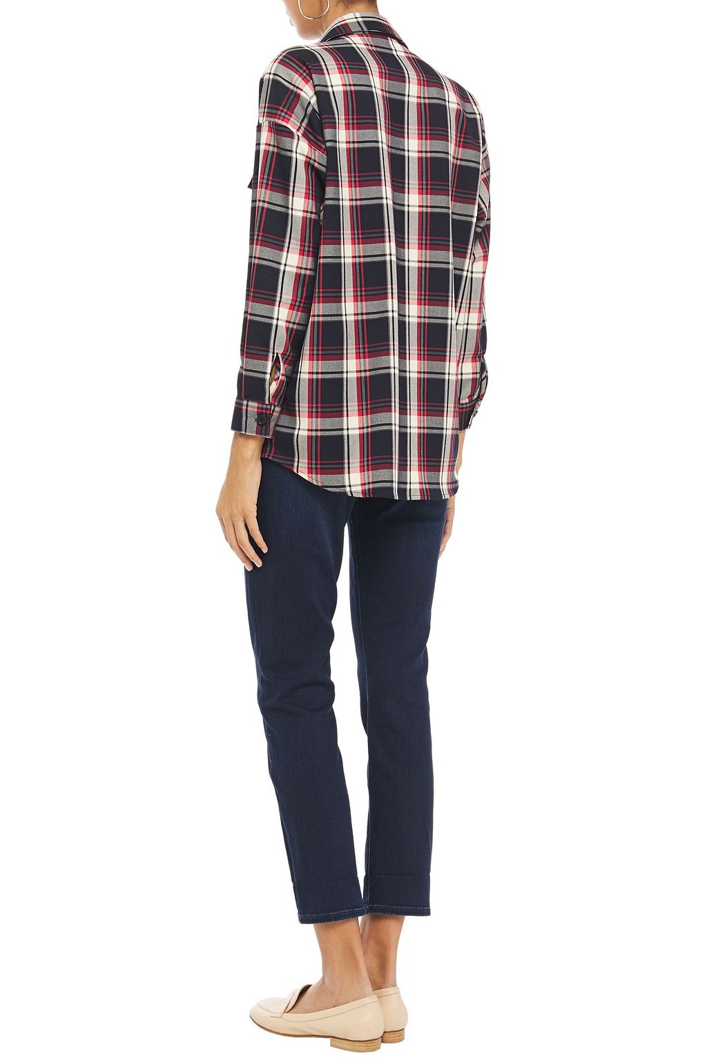 7 FOR ALL MANKIND Mid-rise slim-leg jeans