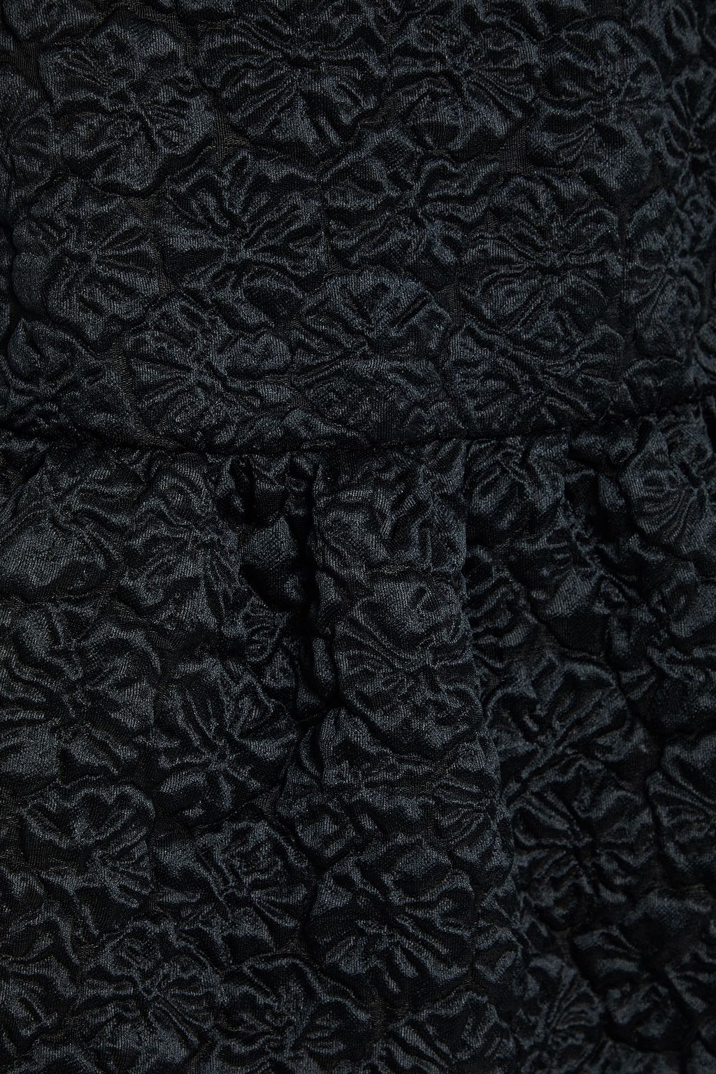 ERDEM Aine tiered matelassé mini skirt
