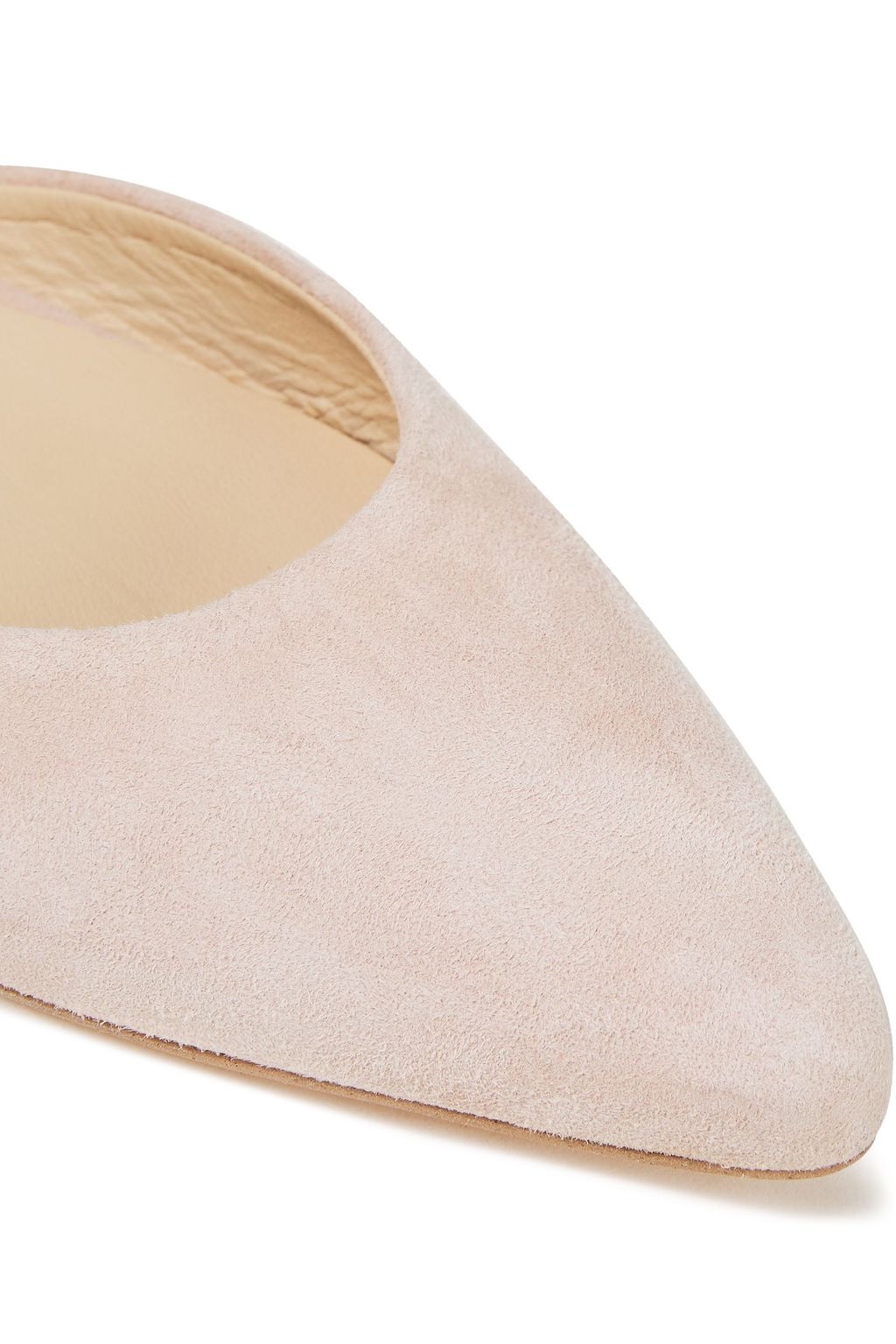 FRENCH SOLE Penelope cutout suede pint-toe flats