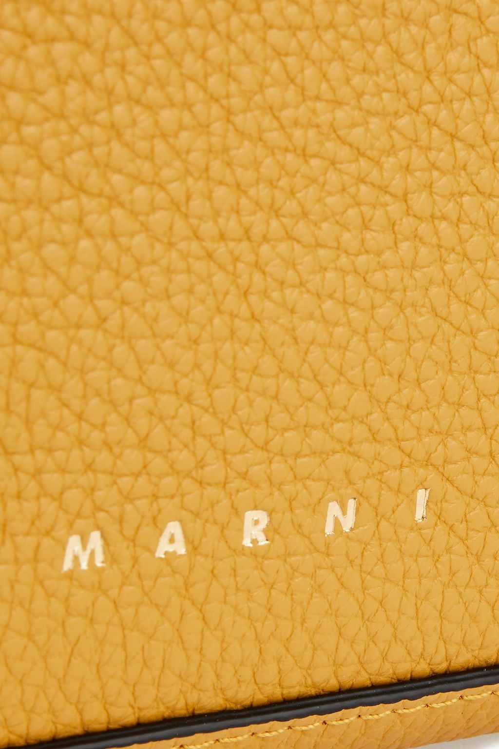 MARNI Pebbled-leather pouch
