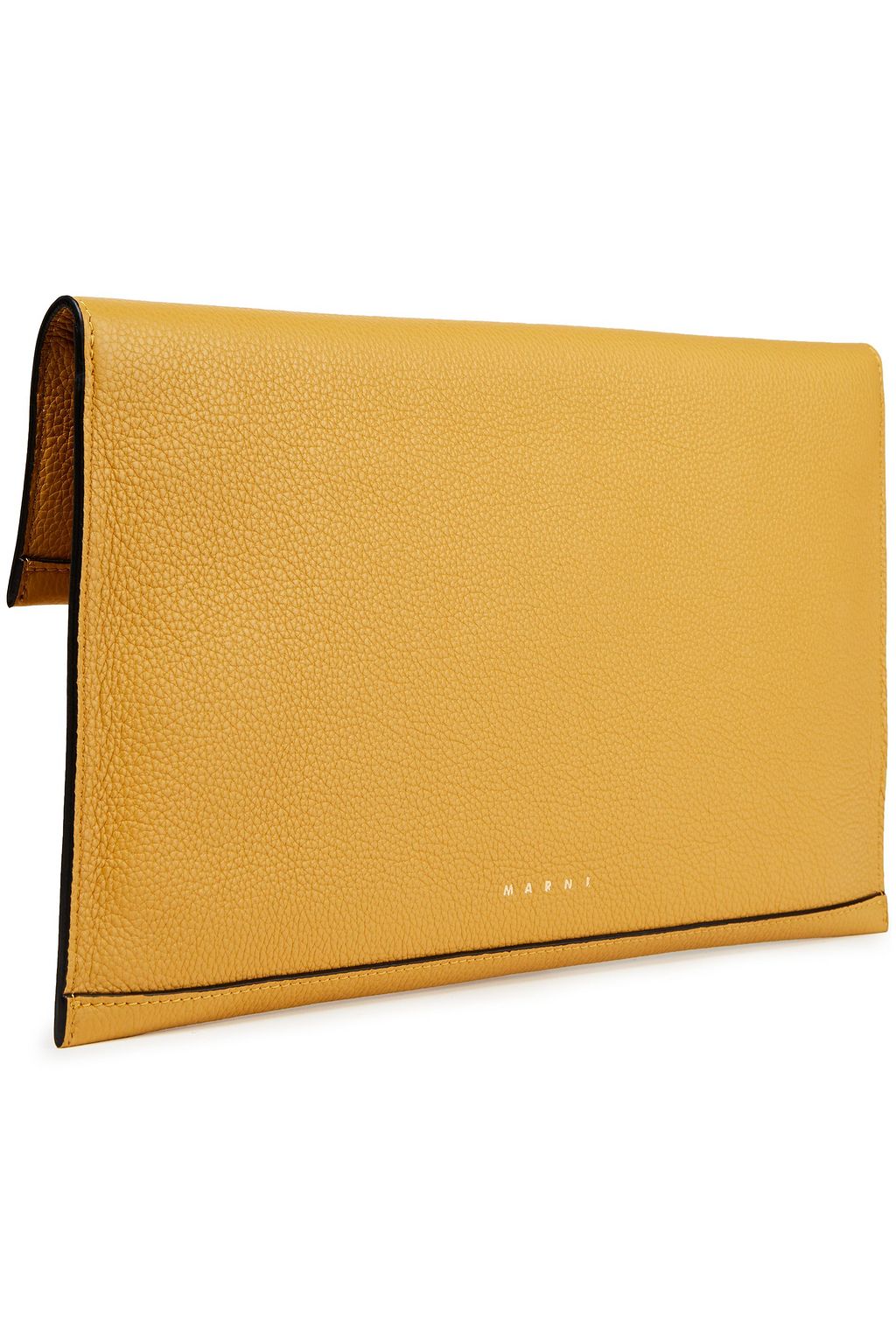 MARNI Pebbled-leather pouch
