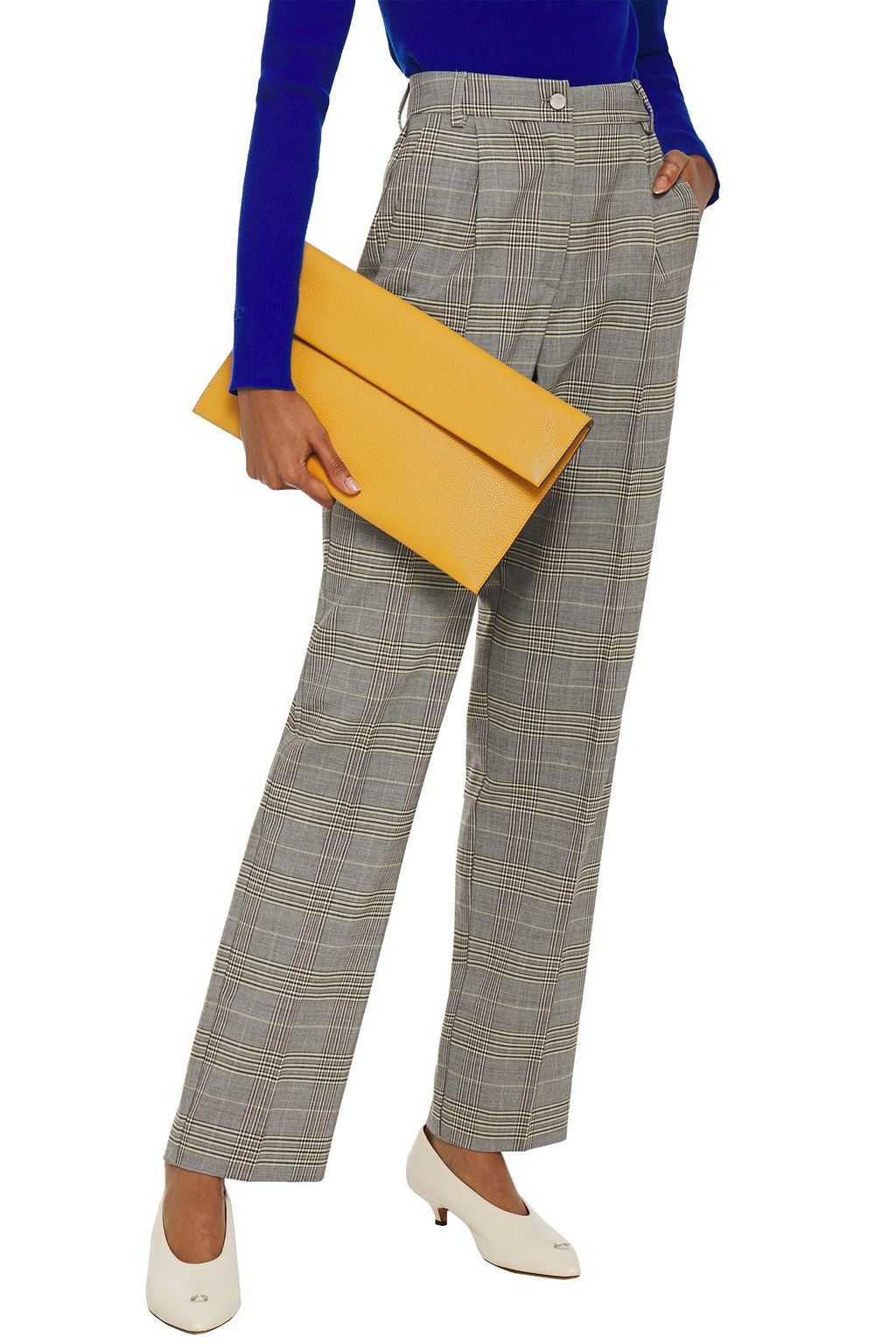 MARNI Pebbled-leather pouch