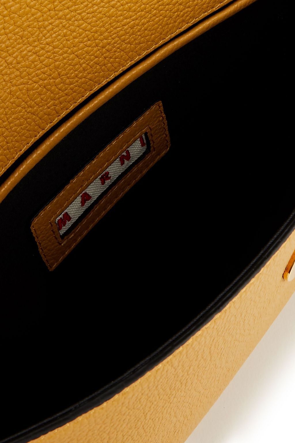 MARNI Pebbled-leather pouch