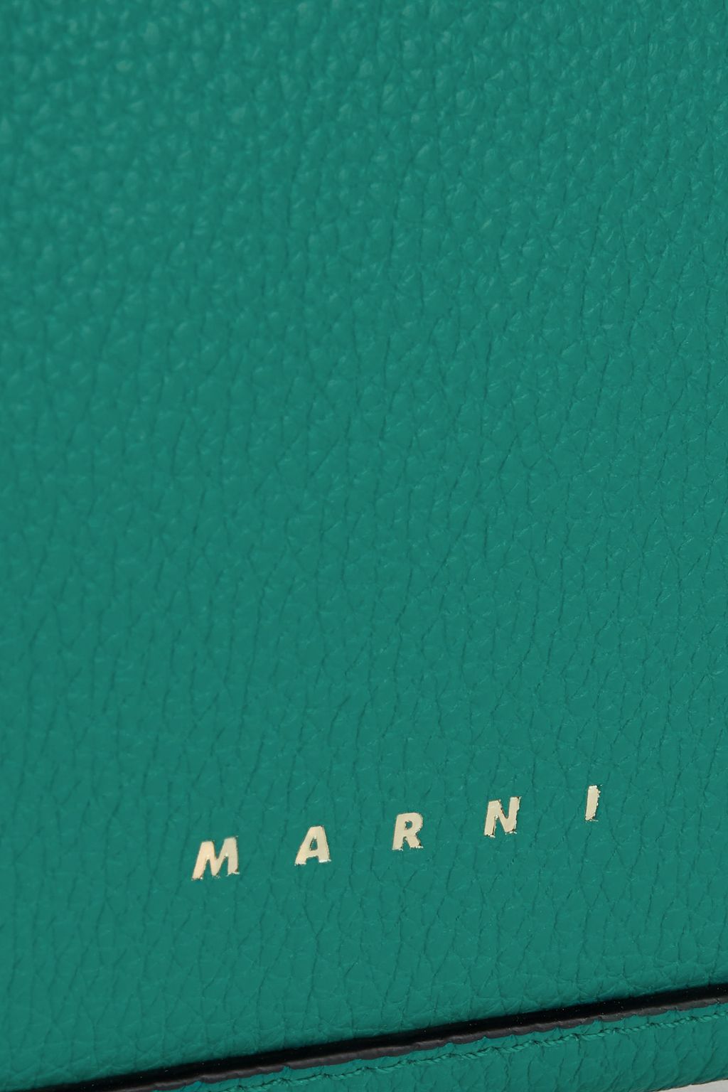 MARNI Pebbled-leather pouch