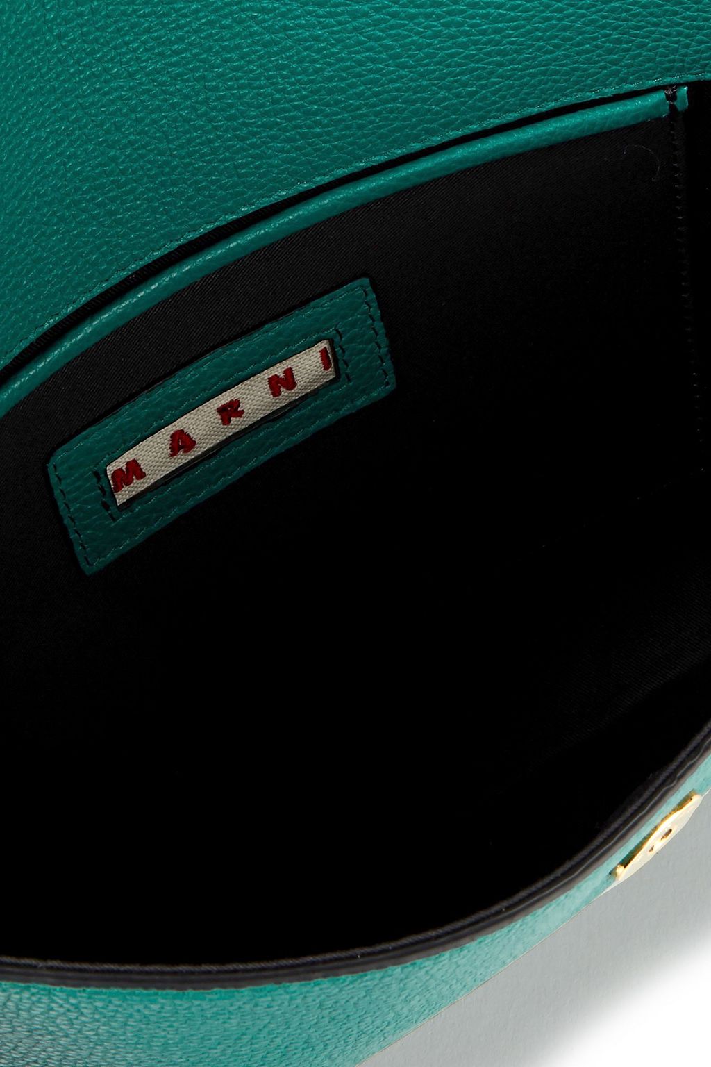 MARNI Pebbled-leather pouch