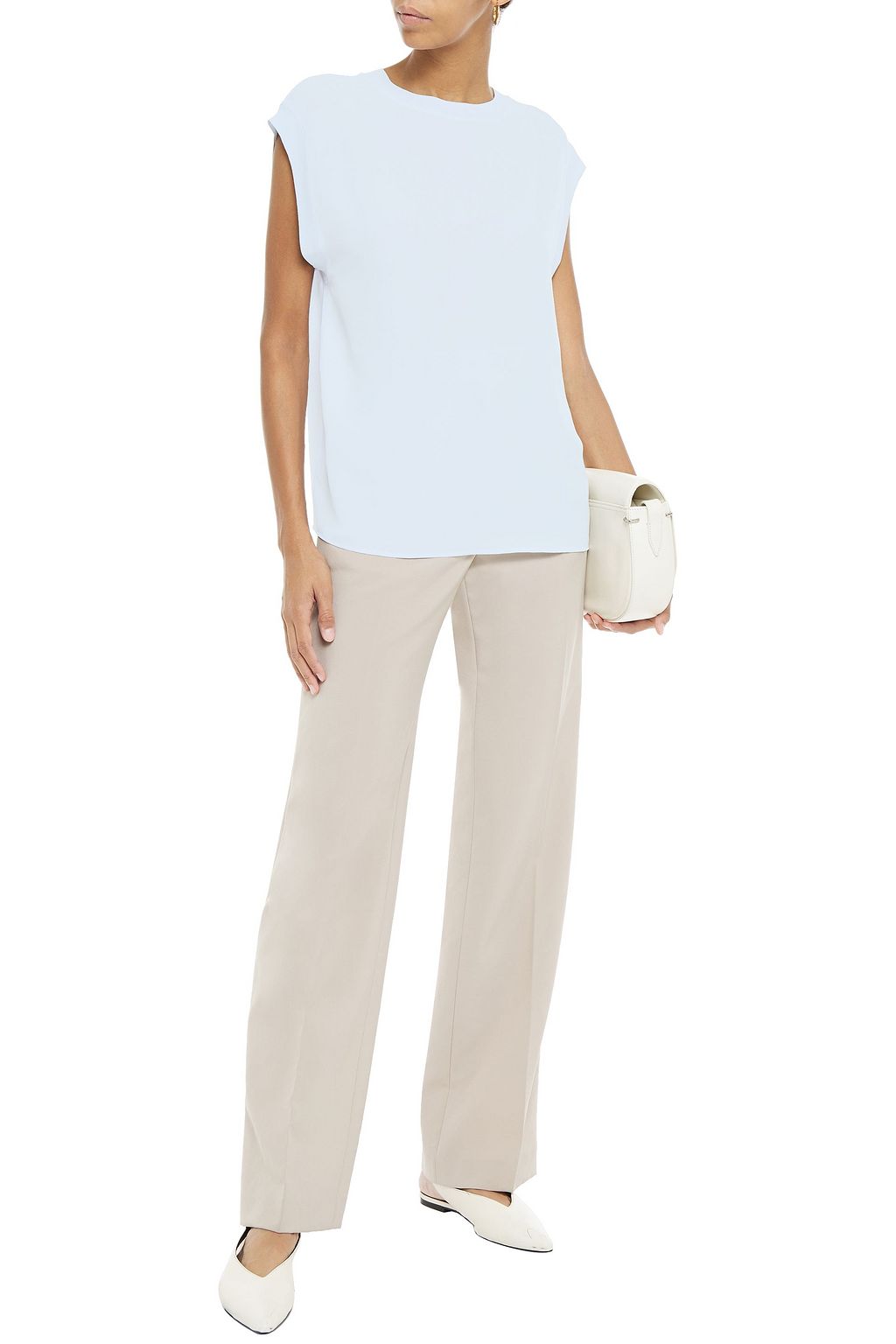 VINCE. Silk crepe de chine top
