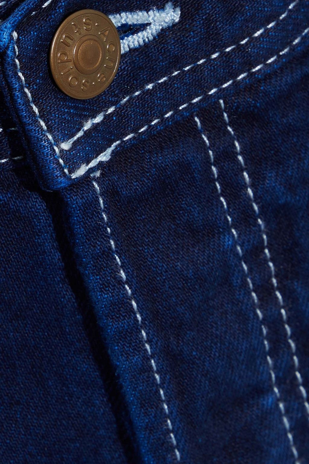 ACNE STUDIOS Log high-rise straight-leg jeans