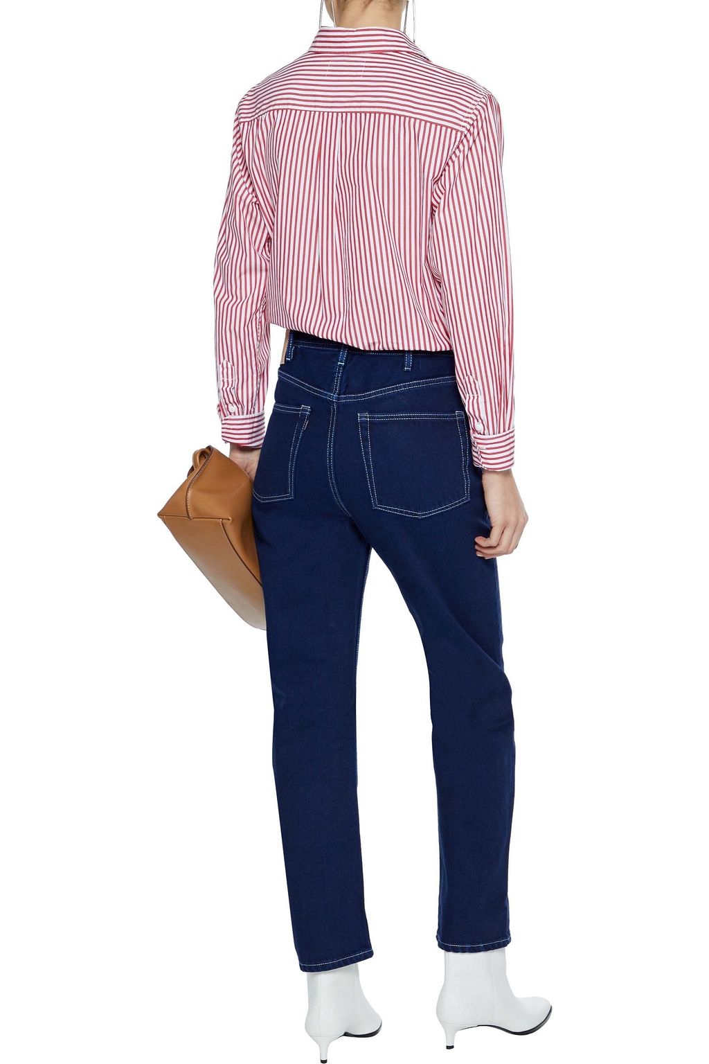 ACNE STUDIOS Log high-rise straight-leg jeans