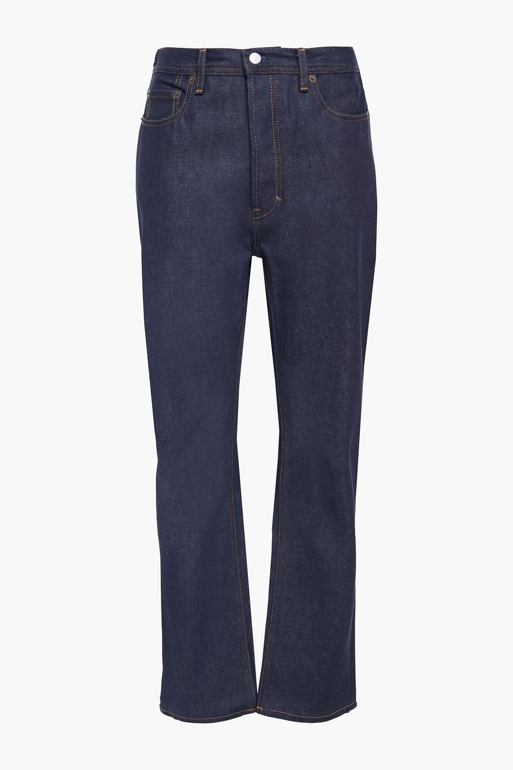 Dark denim Log high-rise straight-leg jeans | Sale up to 70% off | THE  OUTNET | ACNE STUDIOS | THE OUTNET