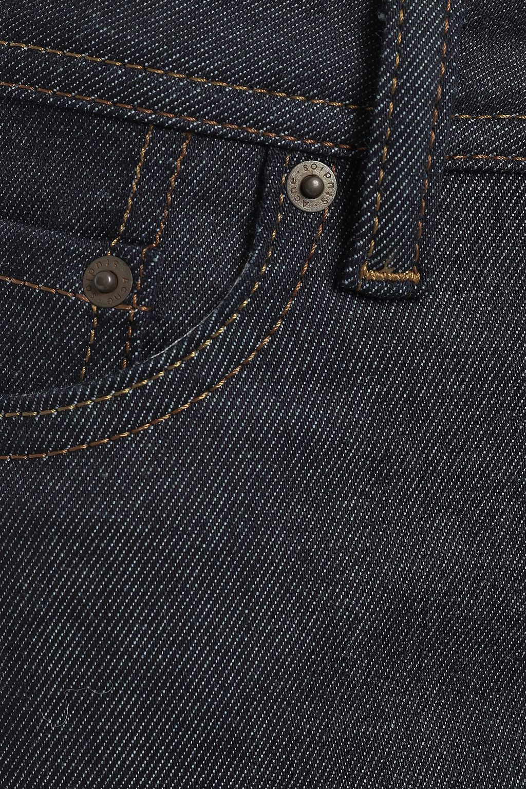 ACNE STUDIOS Climb faded mid-rise skinny jeans