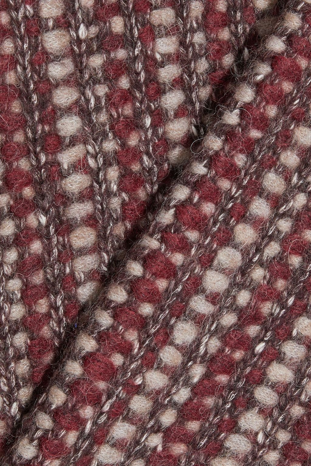 THEORY Hazy Day brushed bouclé-knit turtleneck sweater