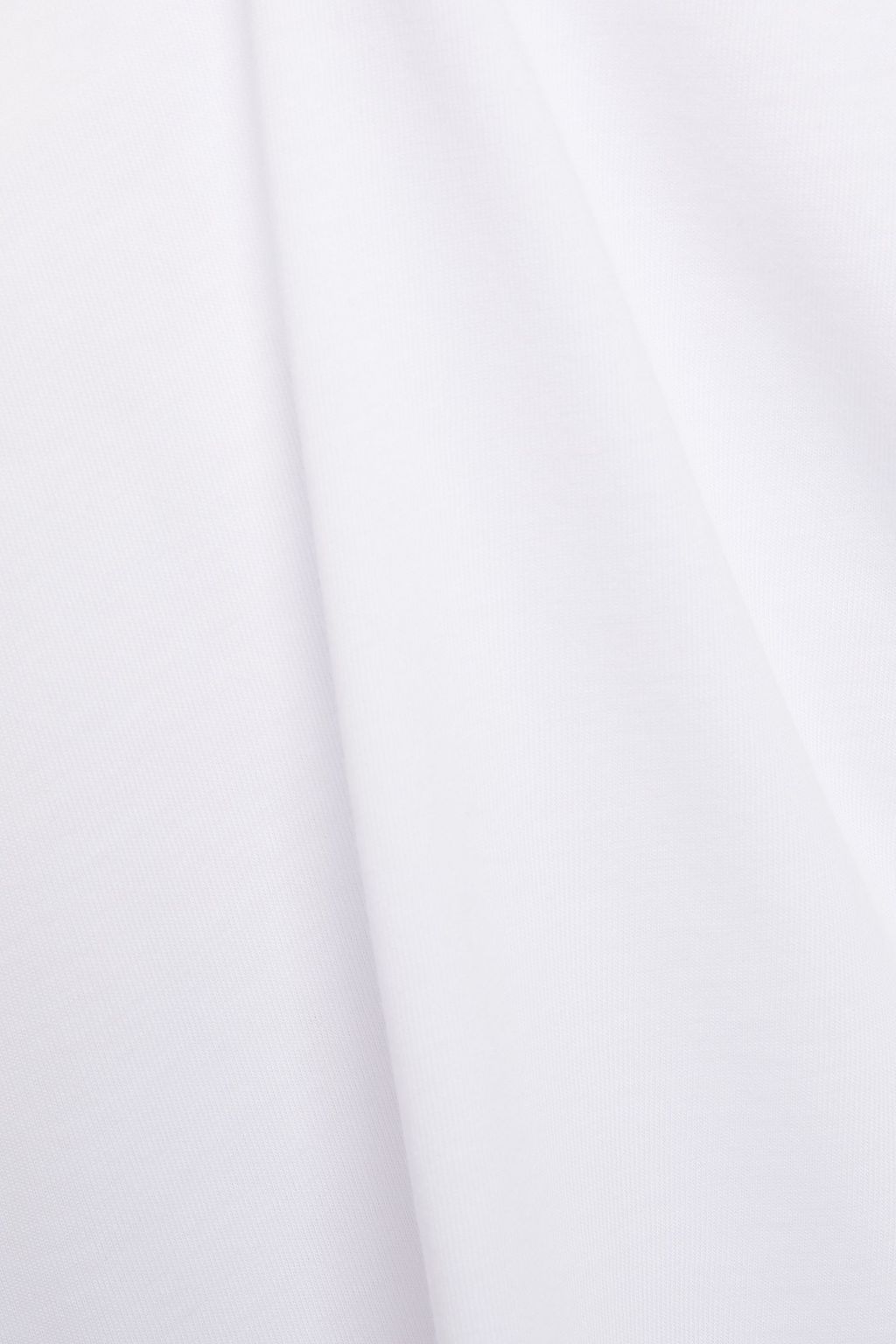 7 FOR ALL MANKIND Broderie anglaise-trimmed cotton-jersey top