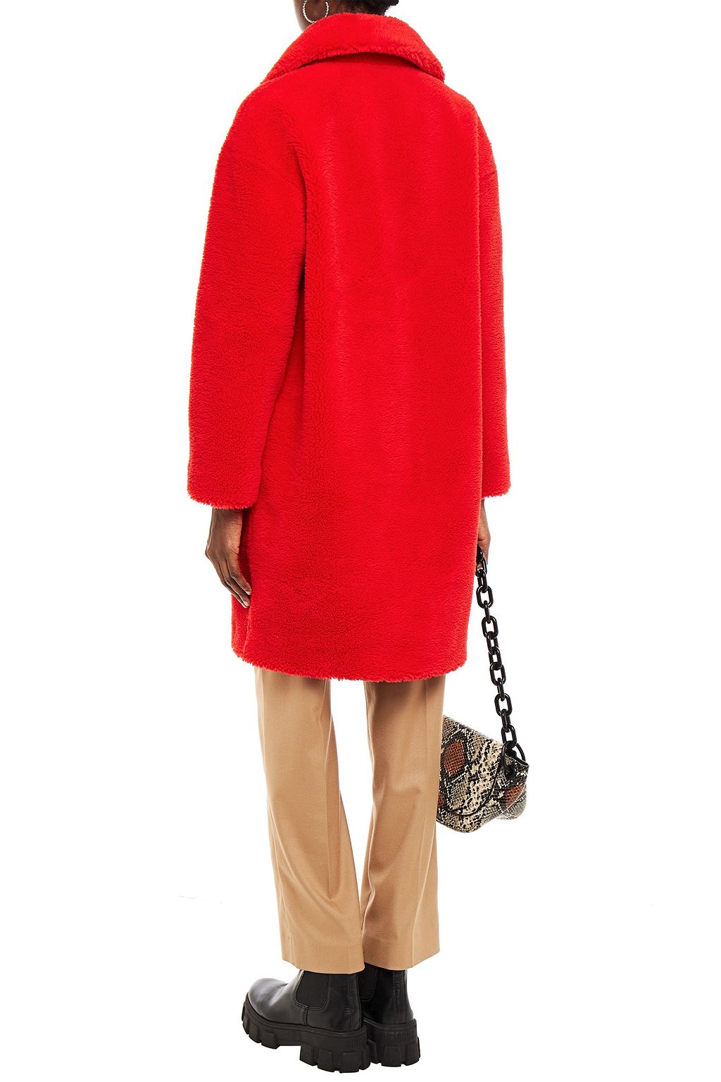 STAND STUDIO Camille faux shearling coat