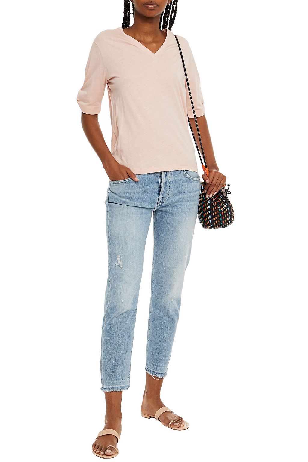 7 FOR ALL MANKIND Asher distressed boyfriend jeans