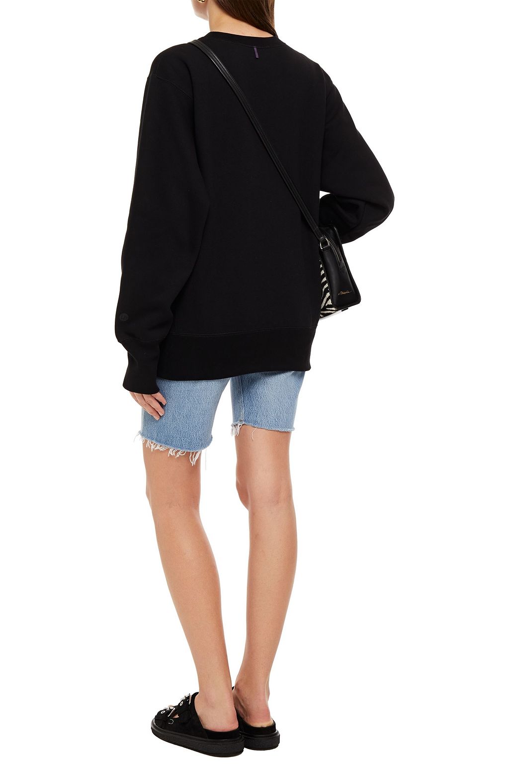 EYTYS Lennox embellished French cotton-blend terry sweatshirt