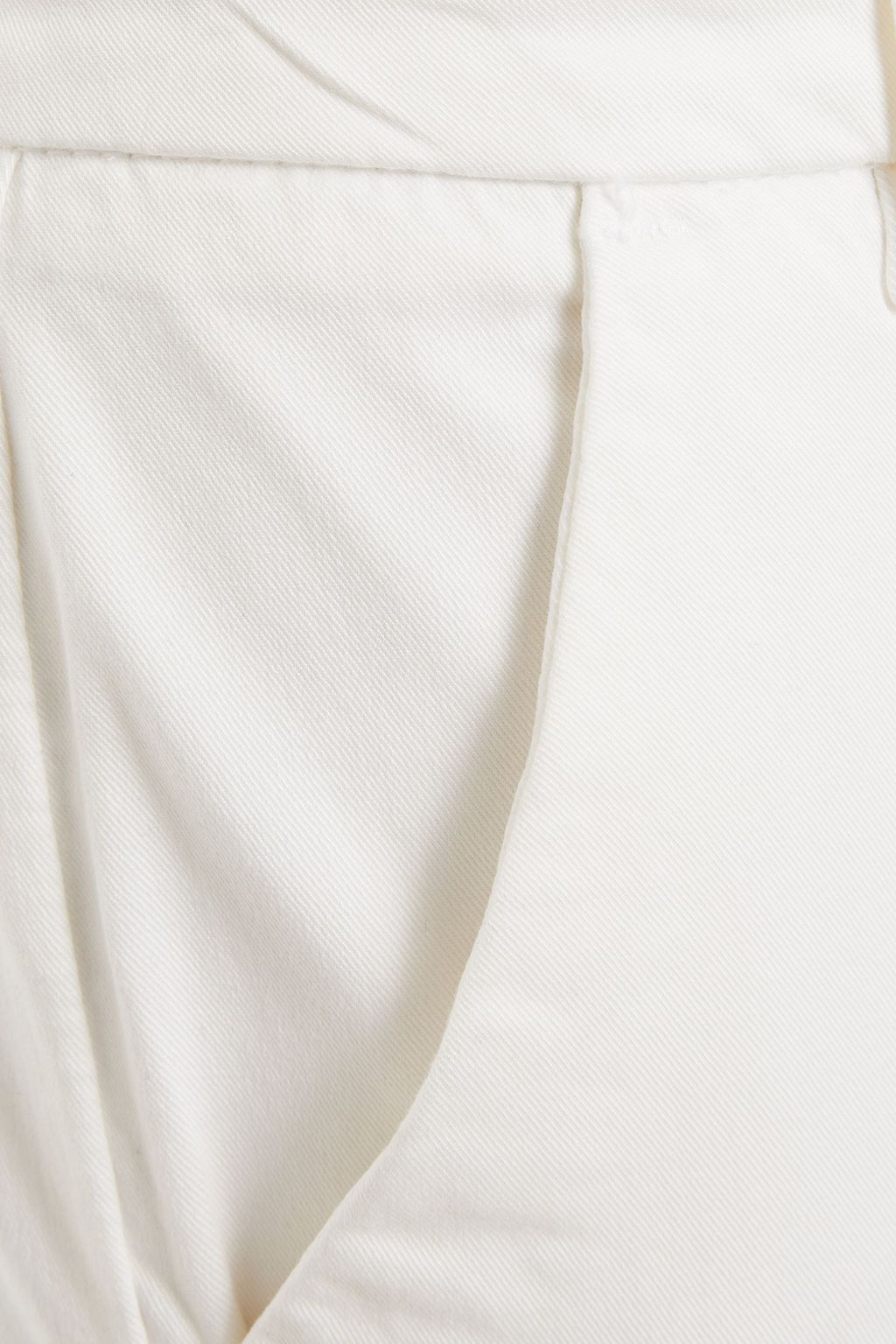 7 FOR ALL MANKIND Cotton-blend twill tapered pants
