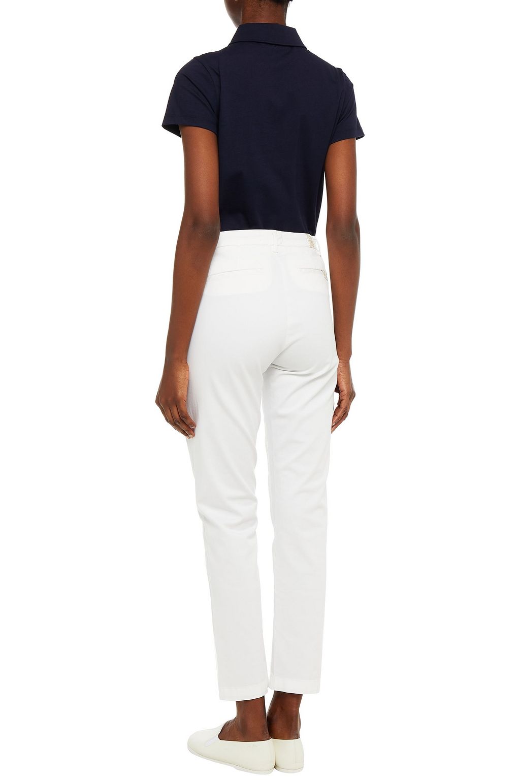 7 FOR ALL MANKIND Cotton-blend twill tapered pants
