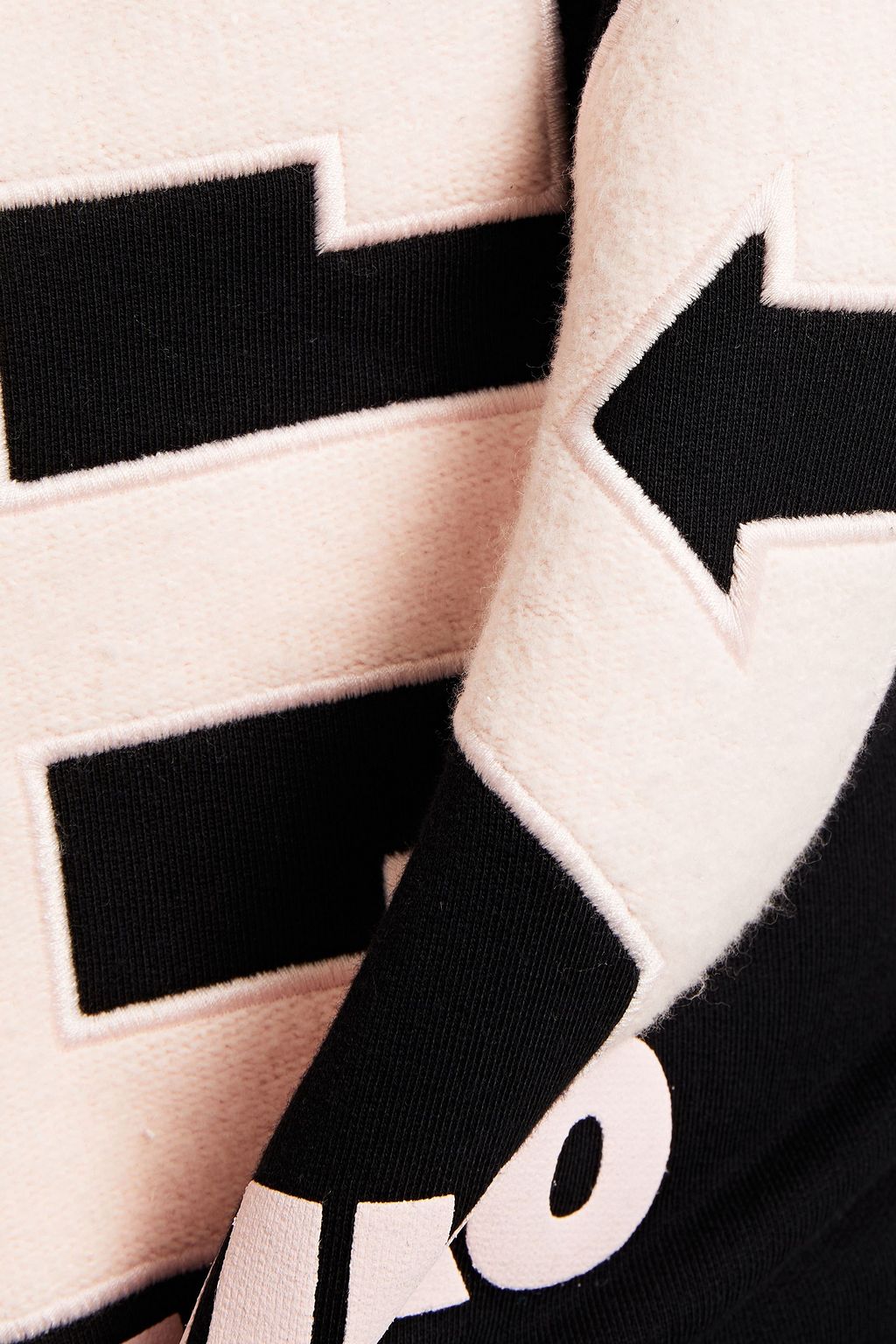 EYTYS Gamma fleece-paneled embroidered French cotton-terry sweatshirt