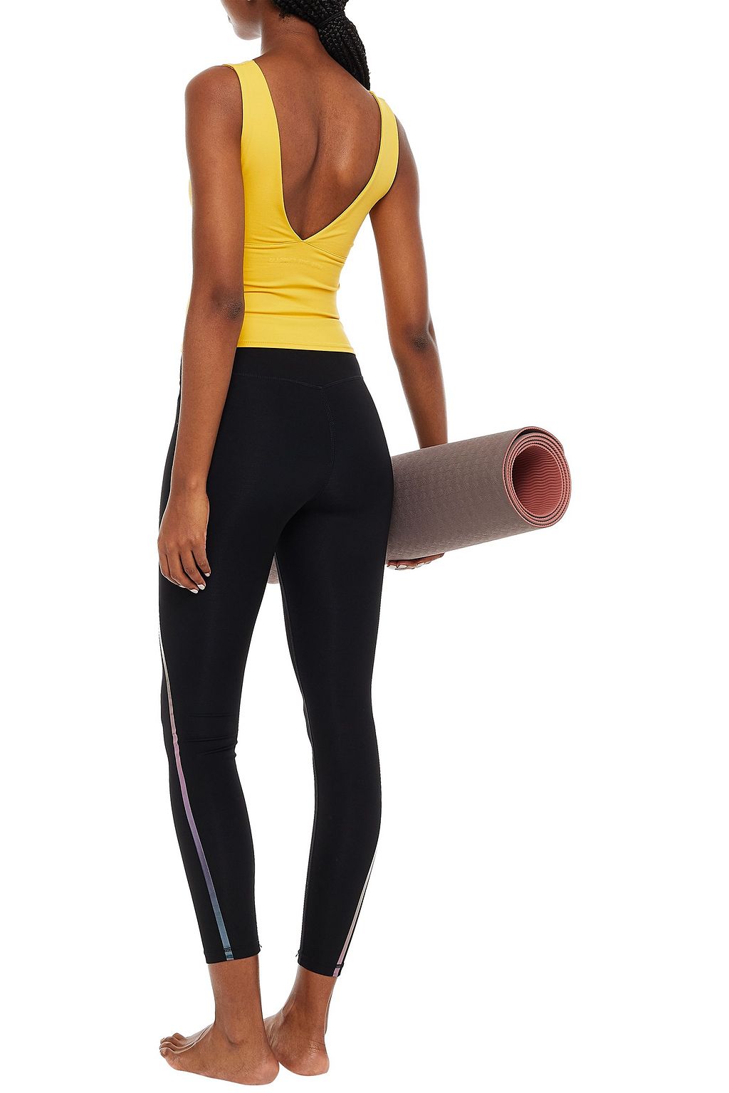 LIVE THE PROCESS Cutout stretch-Supplex top