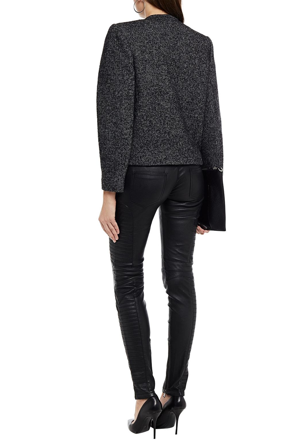 IRO Doppelreihige Jacke aus Tweed aus einer Wollmischung