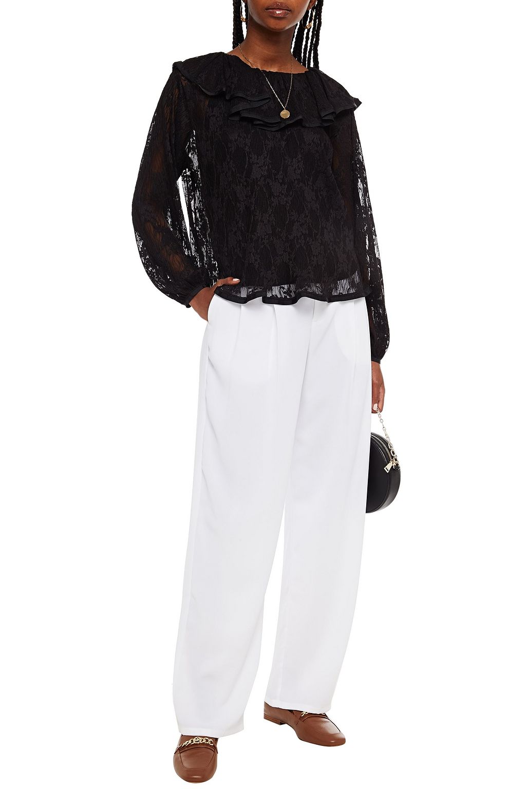 SEE BY CHLOÉ Ruffled lace top