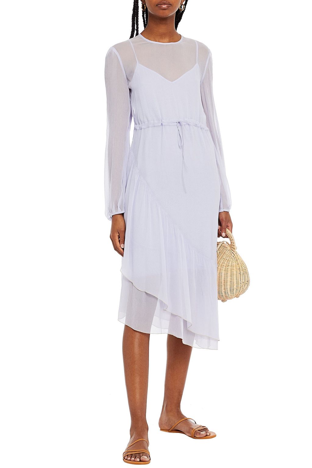 SEE BY CHLOÉ Ruffled silk-georgette dress