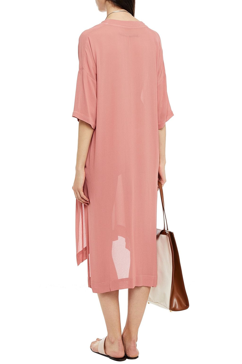 ENZA COSTA Georgette midi dress