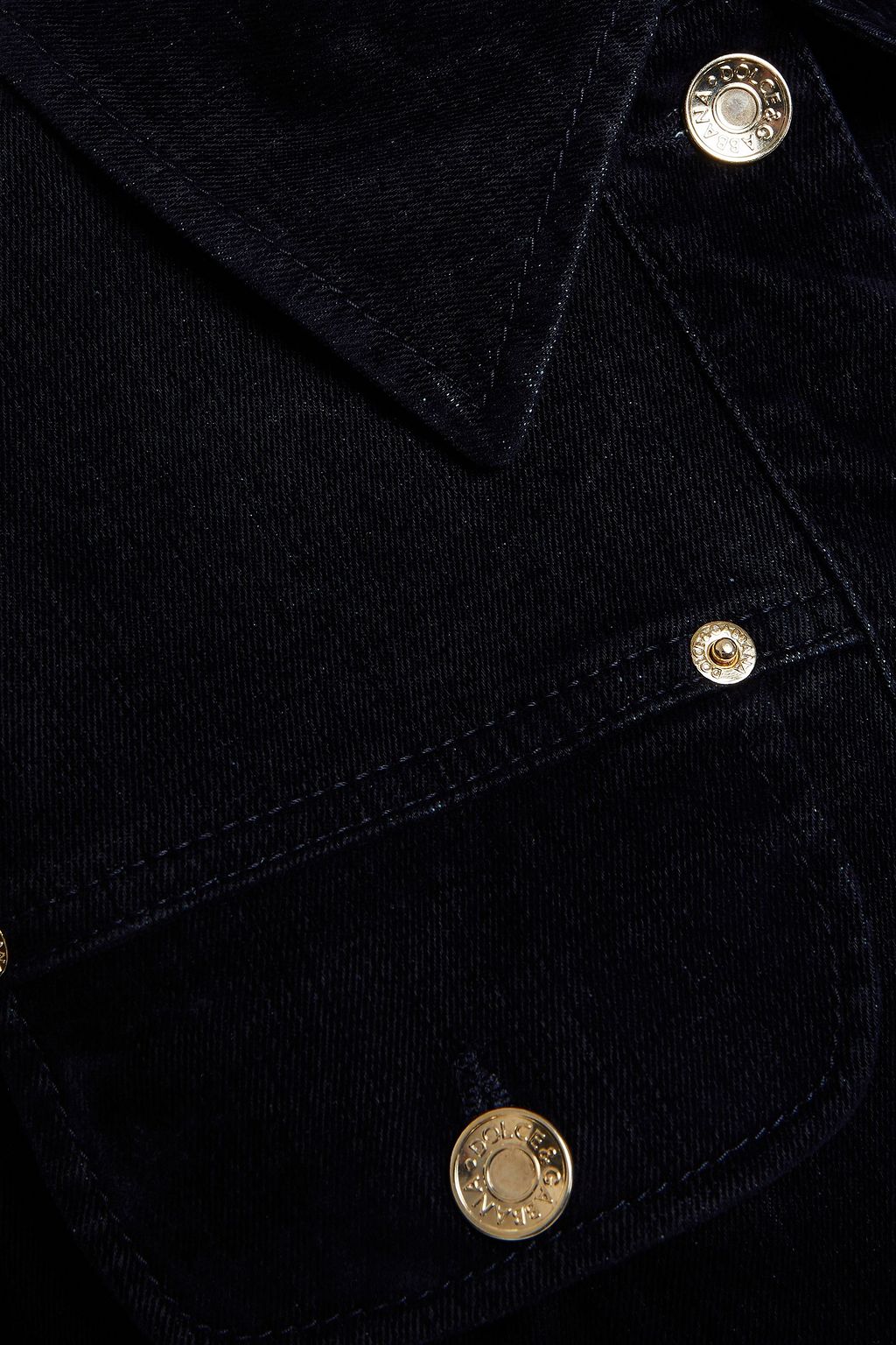 DOLCE&GABBANA Cotton-blend velvet jacket