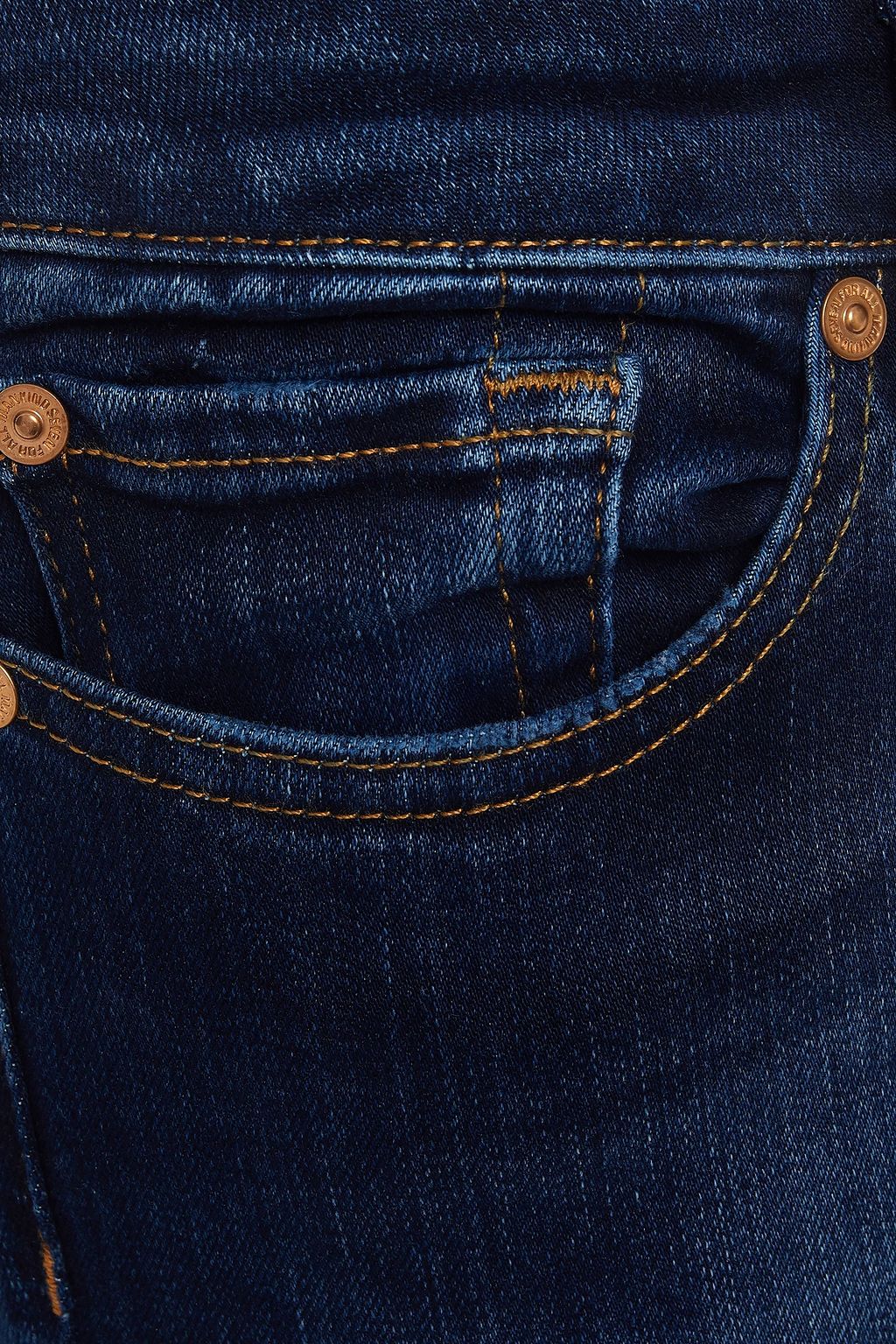 7 FOR ALL MANKIND Mid-rise slim-leg jeans