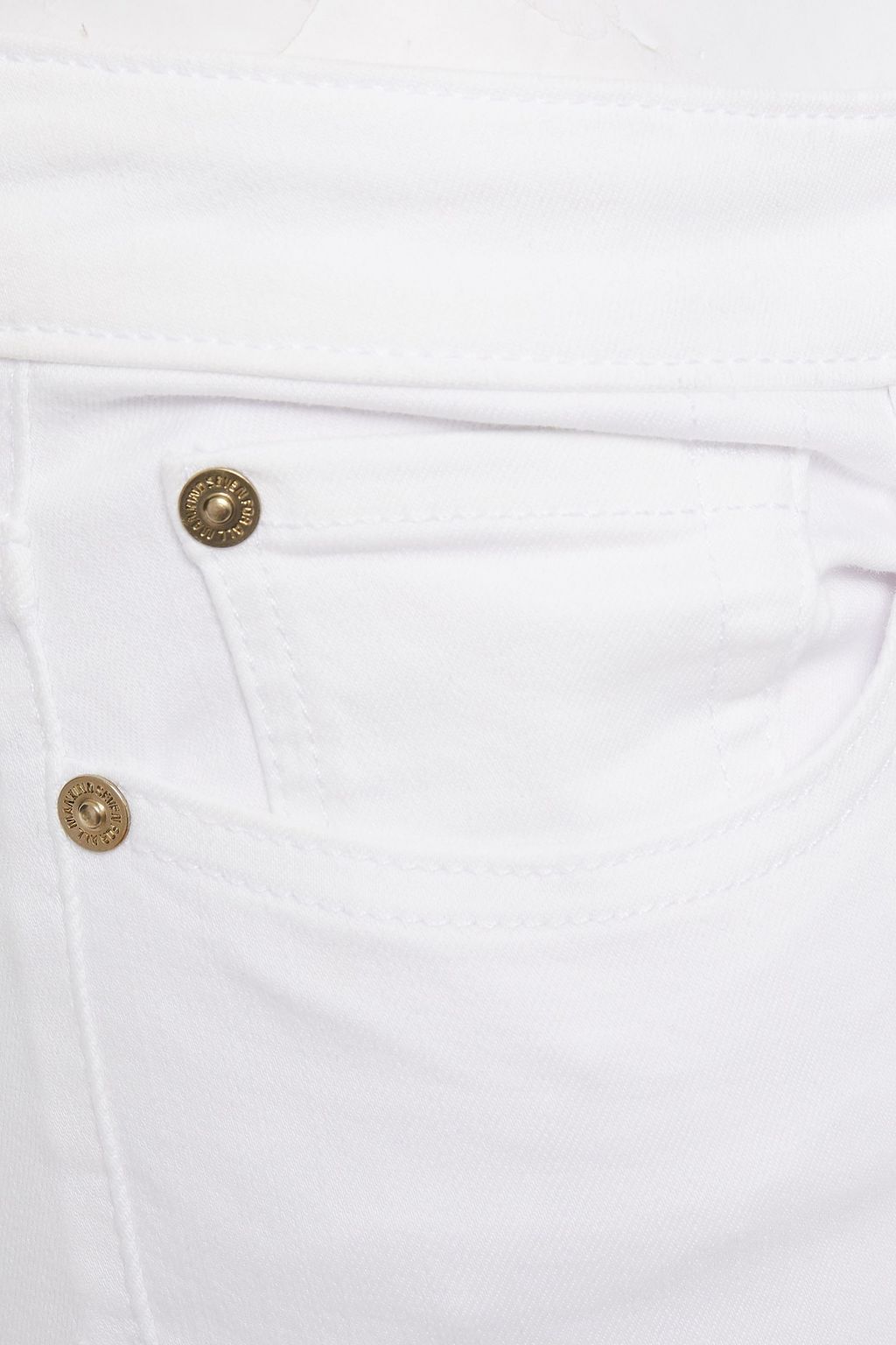 7 FOR ALL MANKIND Cropped mid-rise slim-leg jeans